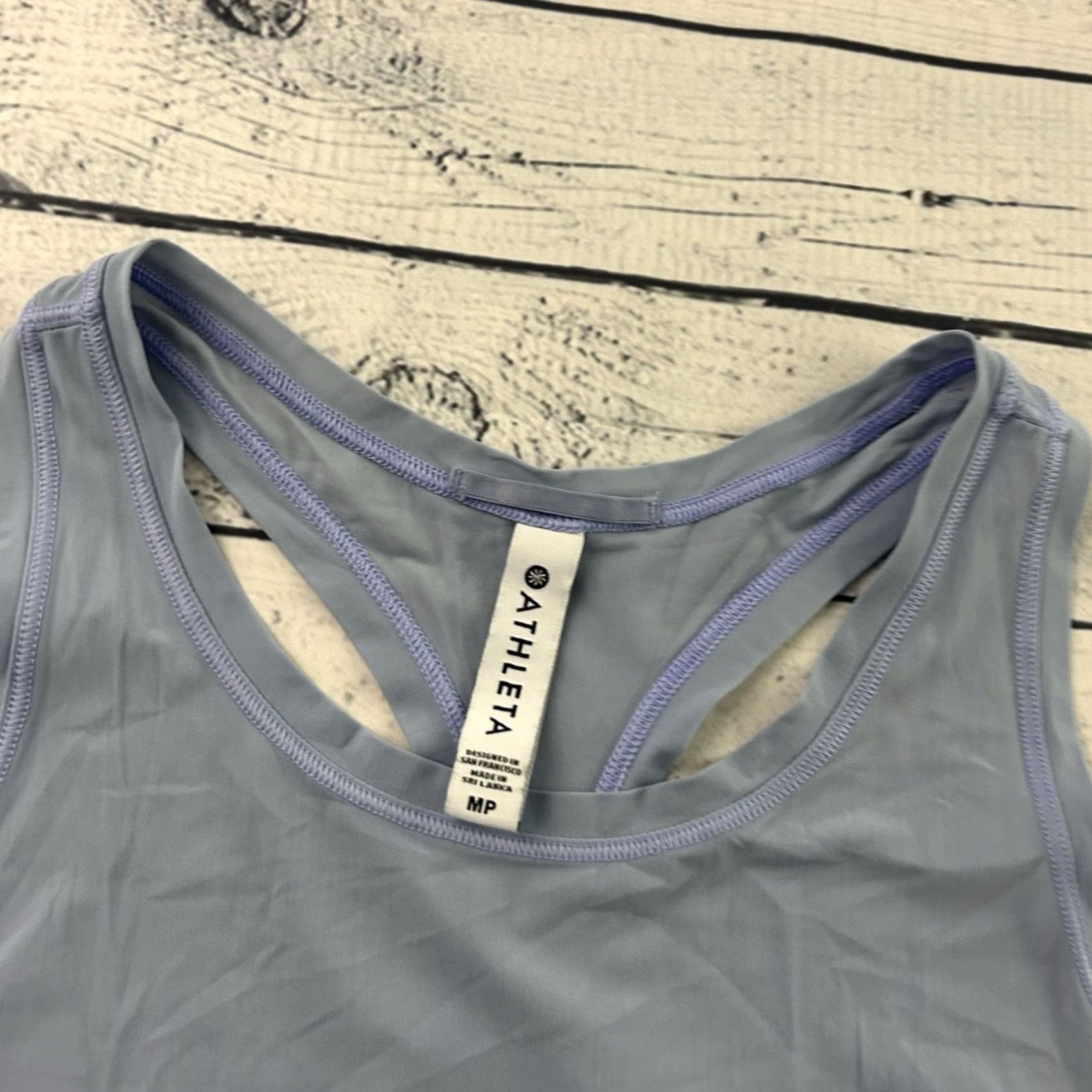 Athleta Athleta Tank Top Women PM XS Sleeveless Racerback Blue Athletic Size M / US 6-8 / IT 42-44 - 2 Thumbnail