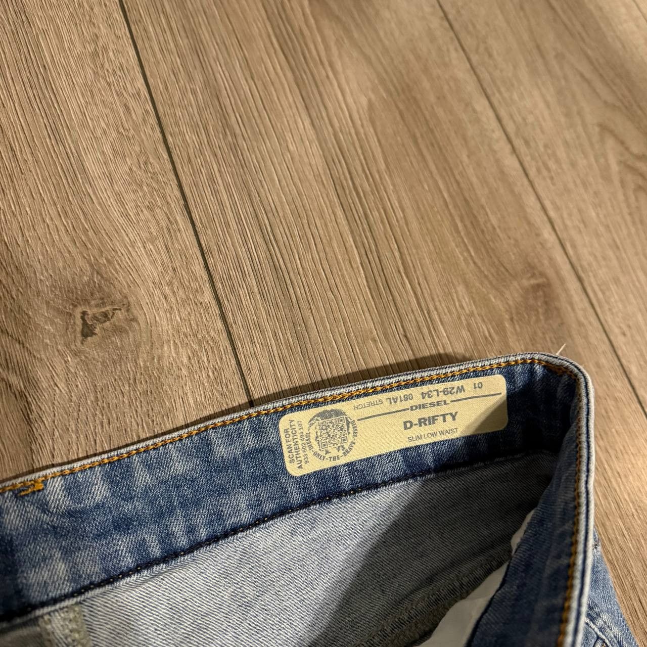Diesel diesel jeans d-rifty W29 L34 stretch blue Size 29" - 4 Thumbnail