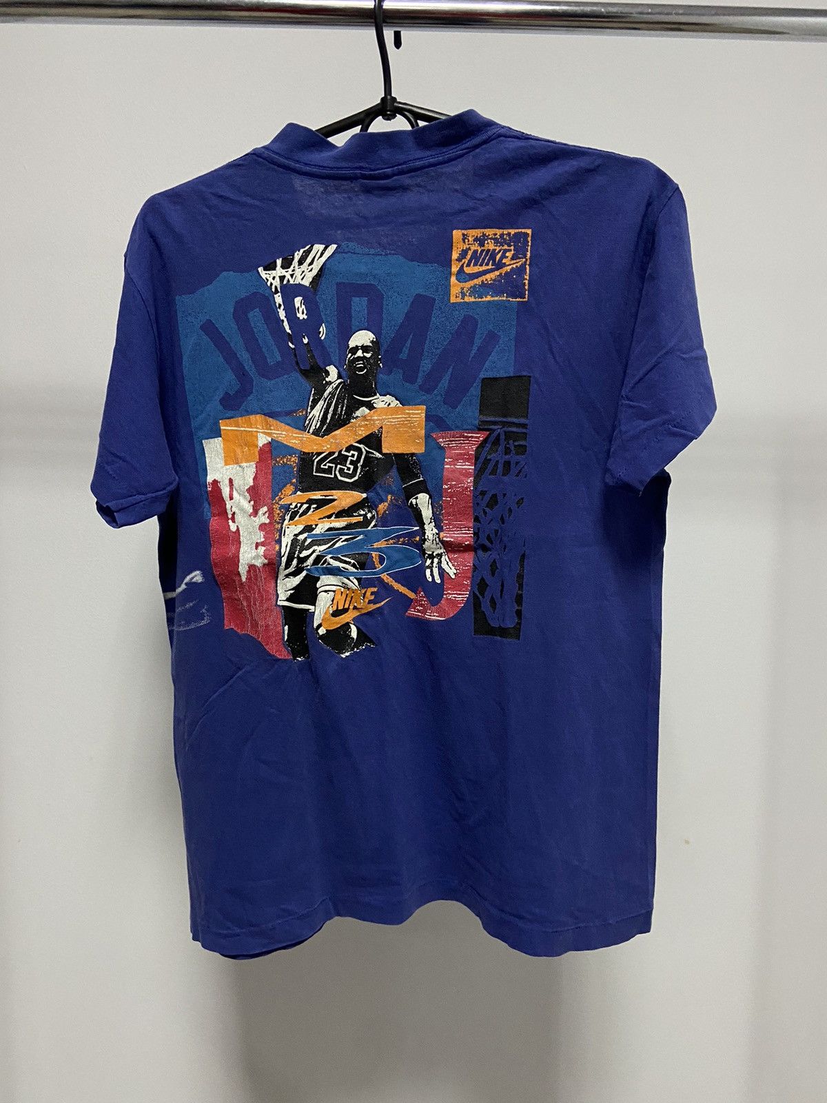 Jordan Brand × Nike × Vintage Nike Jordan 23 Vintage T Shirt big Logo Size US M / EU 48-50 / 2 - 1 Thumbnail