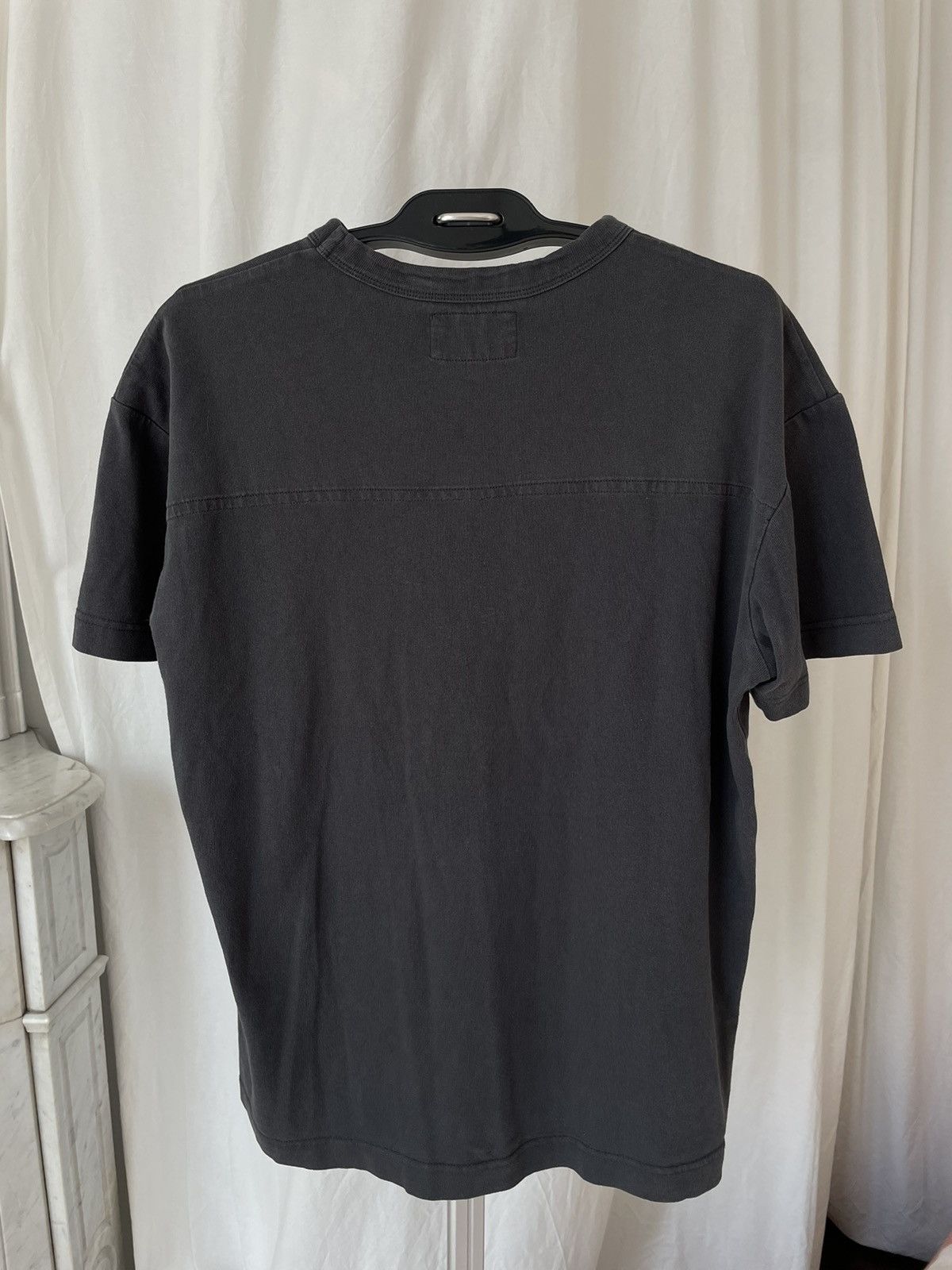 Christophe Lemaire × Lemaire Lemaire Dark Grey Black Heavy Cotton T-shirt Oversize S Size US S / EU 44-46 / 1 - 4 Thumbnail
