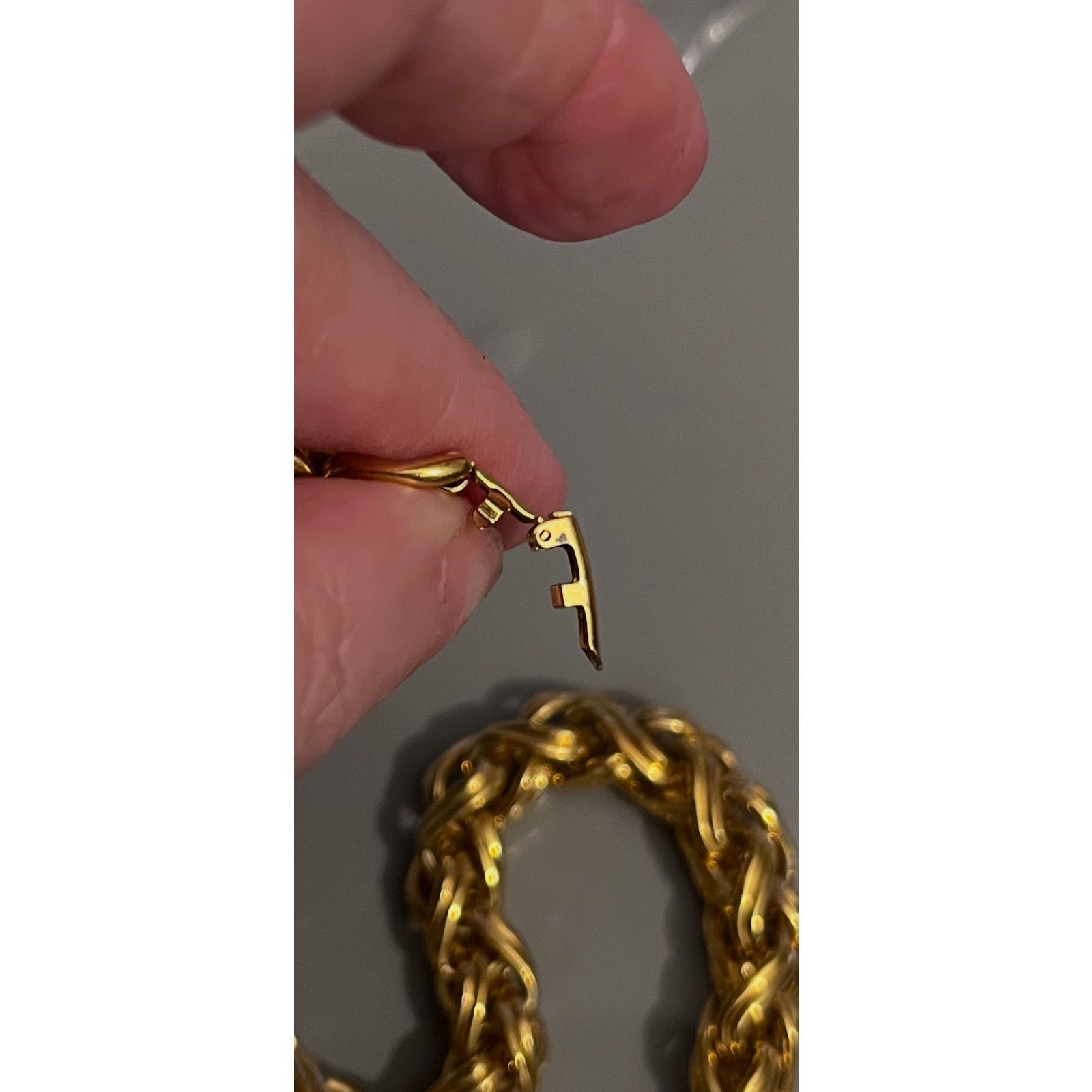 Monet VTG Monet Heavy Gold Tone Braided Chain Necklace Signed 18" Size ONE SIZE - 8 Thumbnail