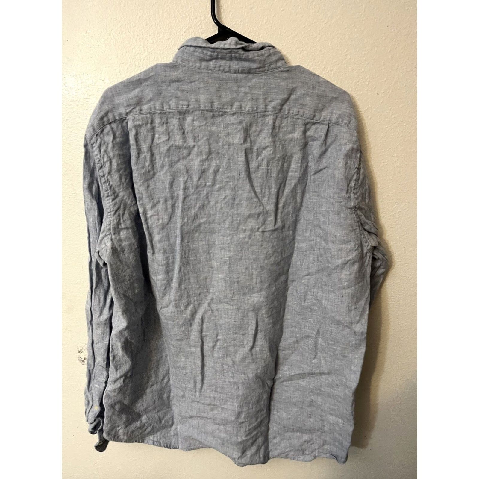 J.Crew J.CREW Button-Down Shirt Men 2XL Blue Linen Blend Slim Pocket Casual Shirt Clothing Size US XXL / EU 58 / 5 - 3 Thumbnail