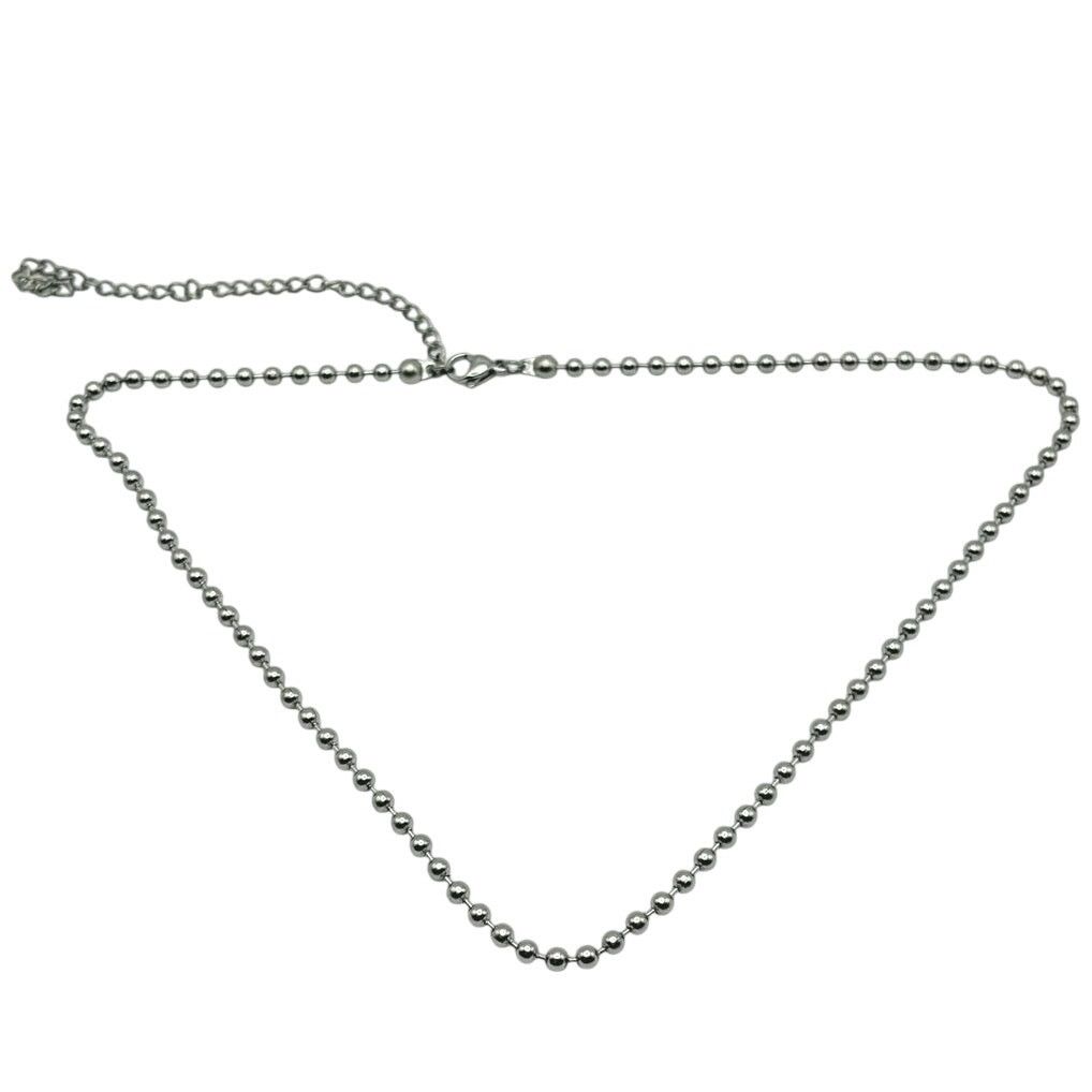 Other Silver Ball Beaded Necklace Size ONE SIZE - 3 Thumbnail