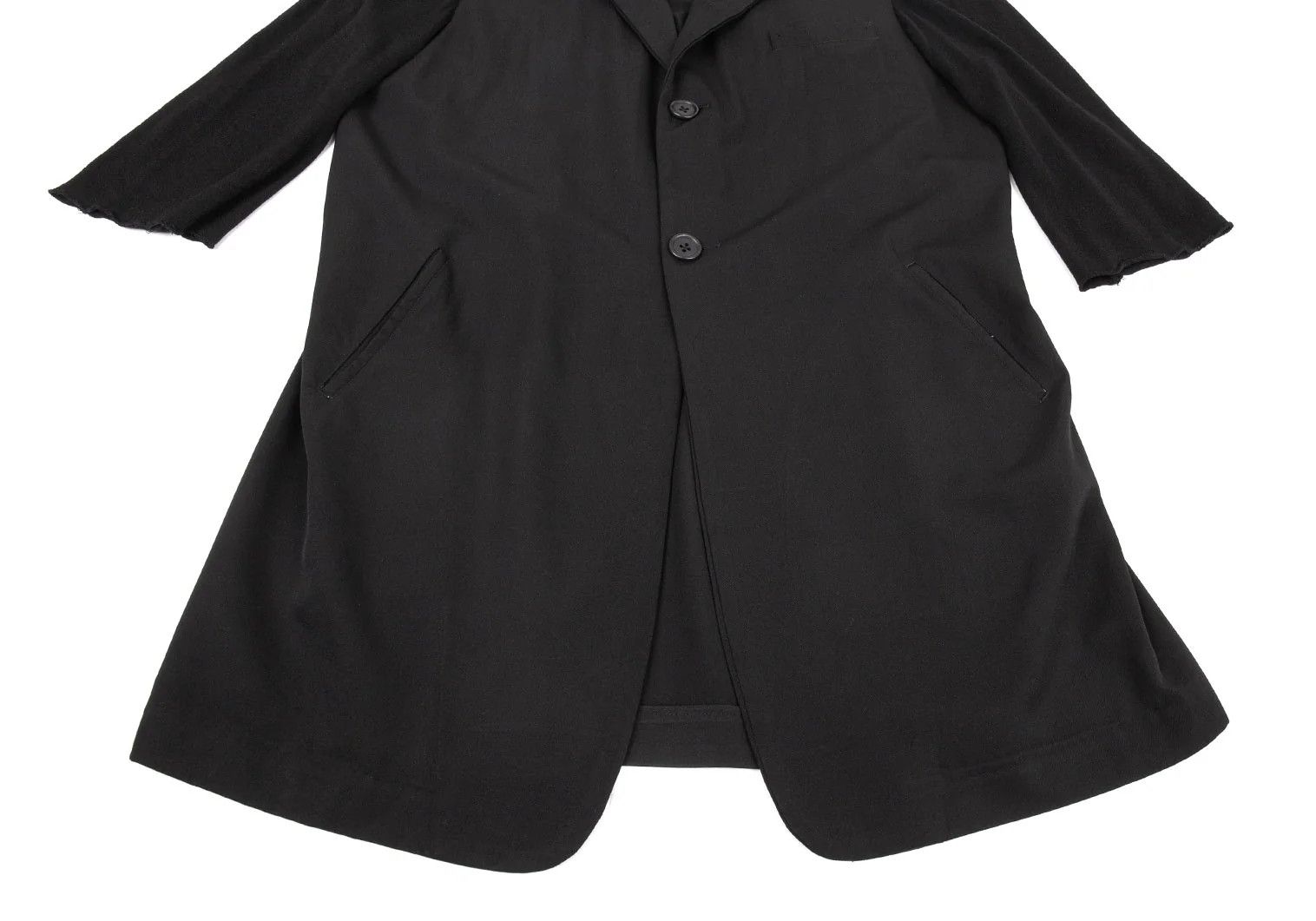 Yohji Yamamoto Yohji Yamamoto Dyed Knit 7-Sleeve Jacket Black 2 Size US M / EU 48-50 / 2 - 10 Thumbnail