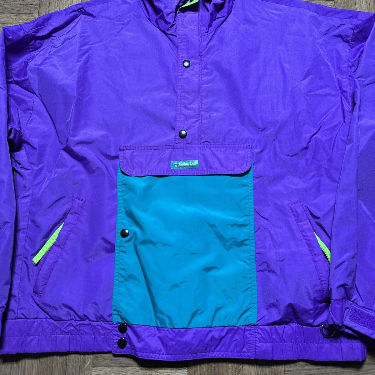 Columbia Vintage Columbia Radial Sleeve windbreaker Size US L / EU 52-54 / 3 - 3 Thumbnail