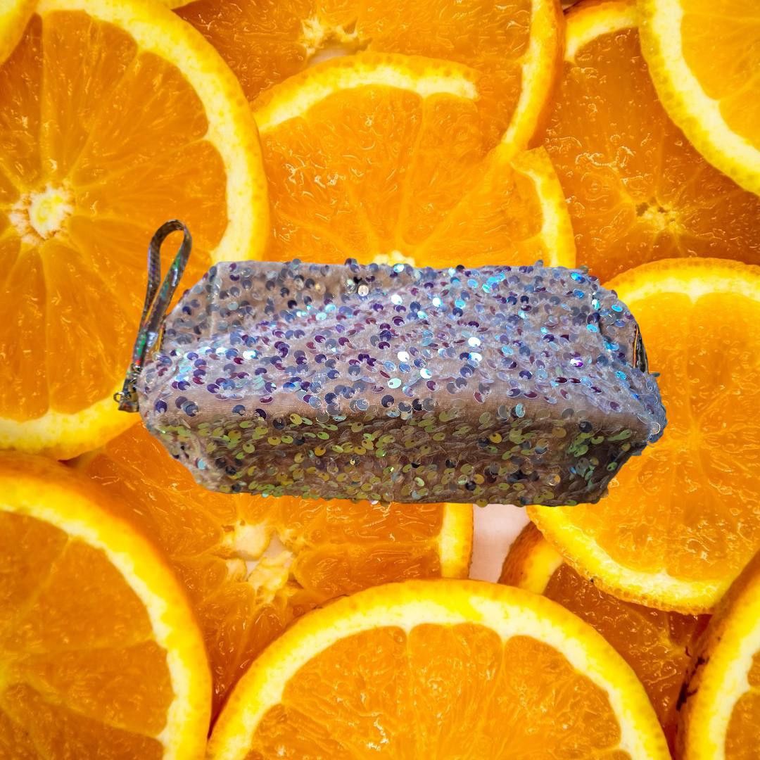 Other Cream with Colorful Sequin Clutch Purse Wristlet Size ONE SIZE - 1 Thumbnail