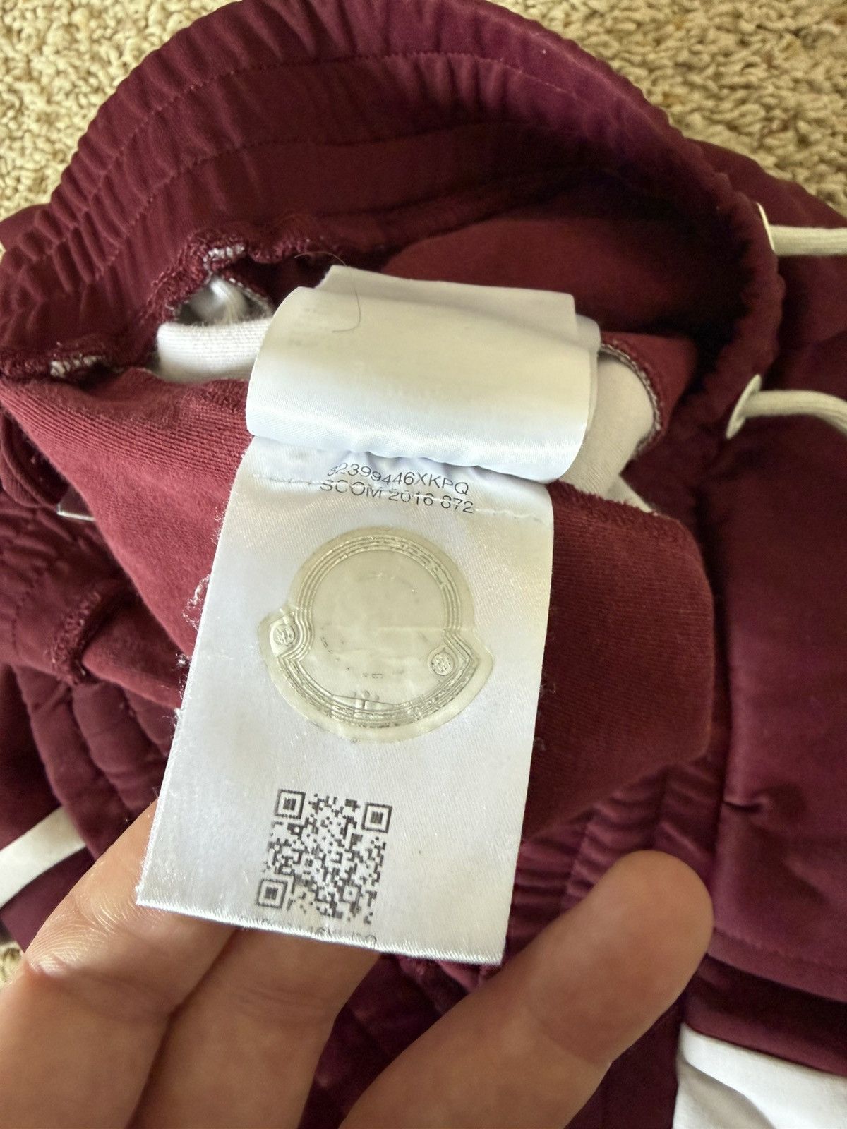 Moncler Moncler Red Sweatpants Size US 31 - 6 Thumbnail