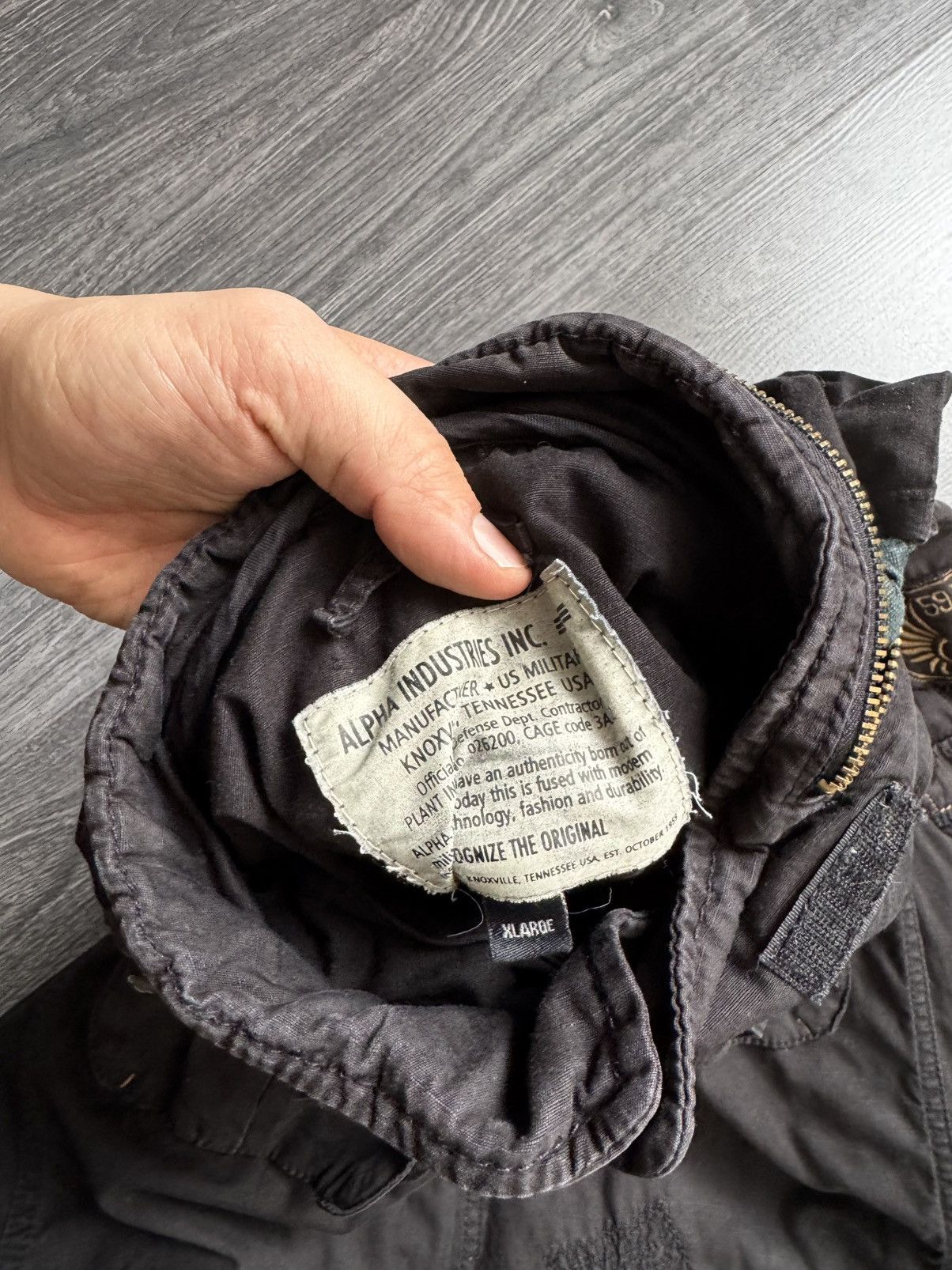 Alpha Industries × Vintage 90s Vintage Alpha Industries Jacket Avqntgarde Size US XL / EU 56 / 4 - 4 Thumbnail
