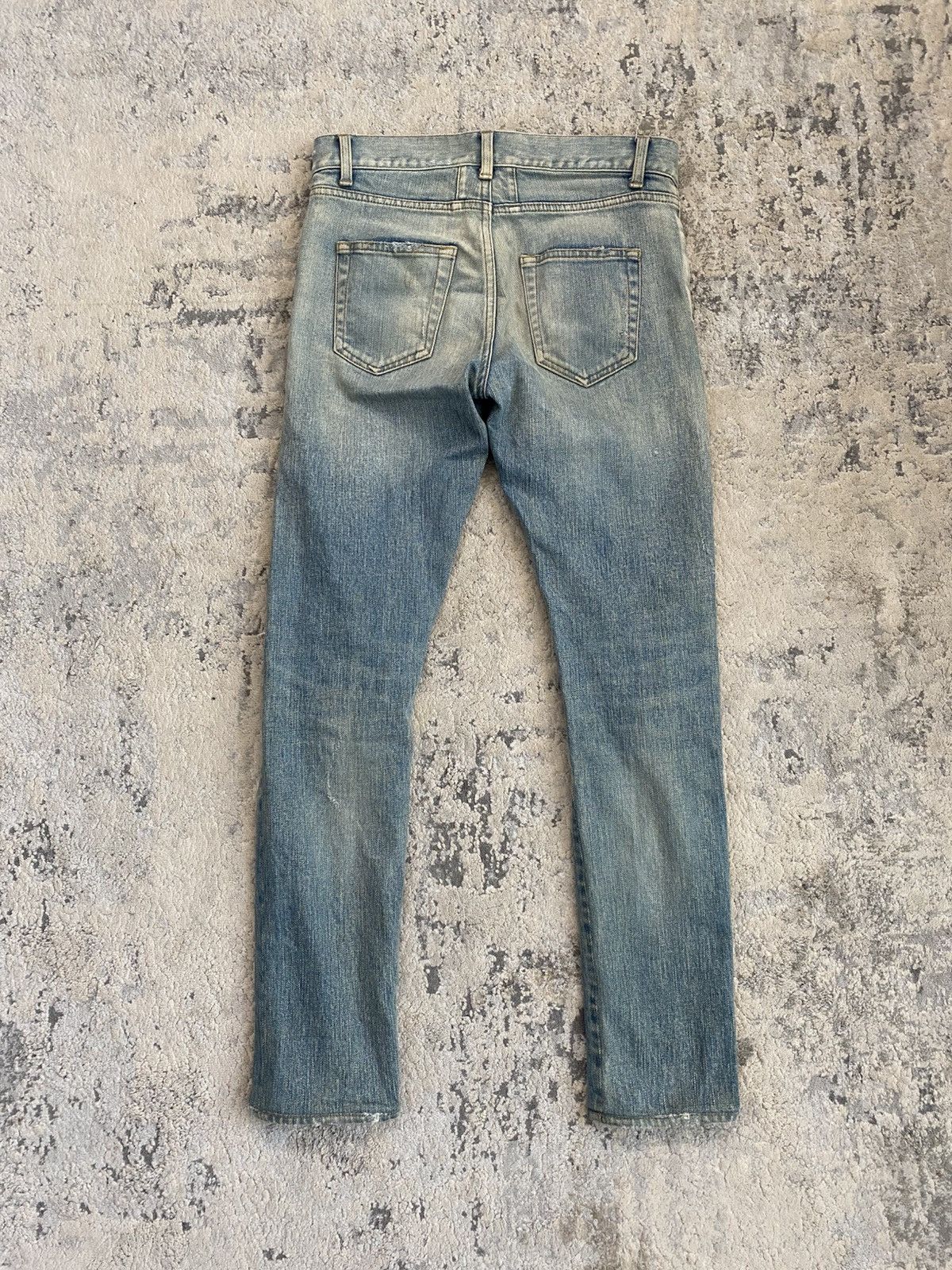 Saint Laurent Paris Saint Laurent - 2016 Crash Denim Size US 27 - 6 Thumbnail