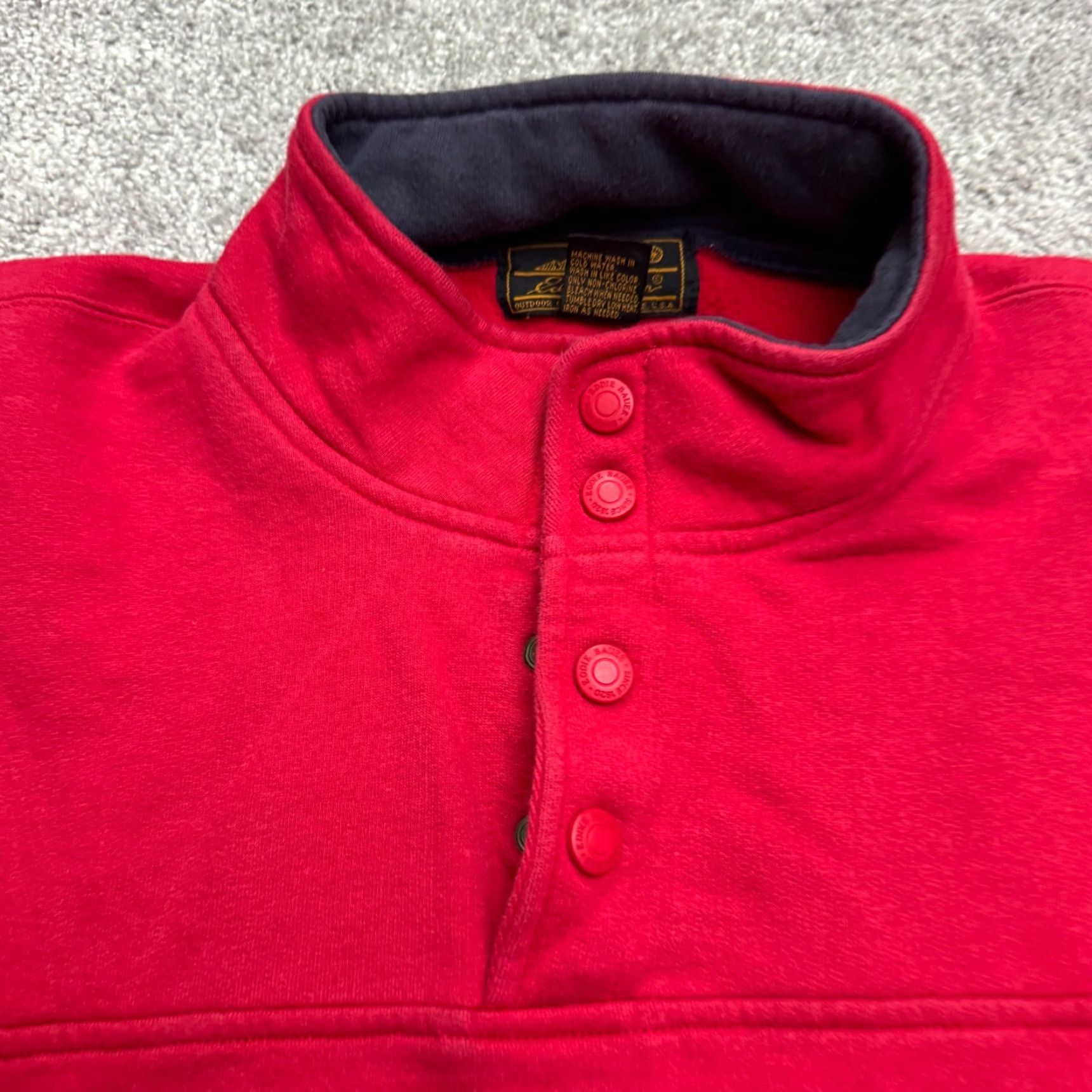 Eddie Bauer VINTAGE Eddie Bauer Sweatshirt Men Large Red Cotton Blend Casual Outdoor Pullover All Seasons Size US L / EU 52-54 / 3 - 3 Thumbnail