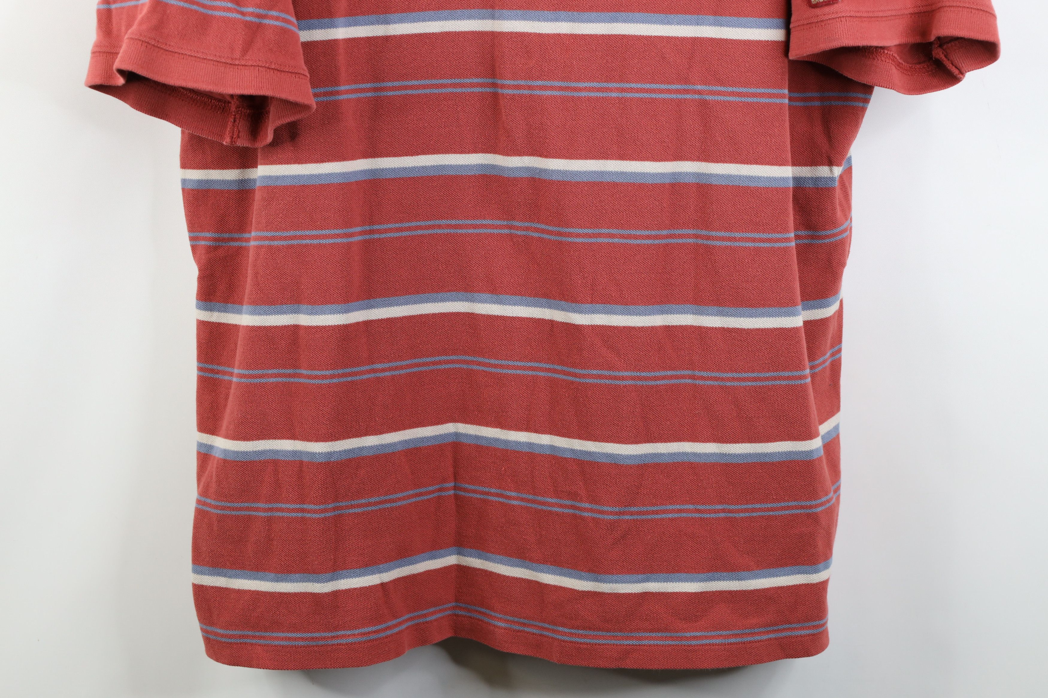Eddie Bauer Vintage Eddie Bauer Striped Short Sleeve Rugby Polo Shirt Size US XXL / EU 58 / 5 - 3 Thumbnail