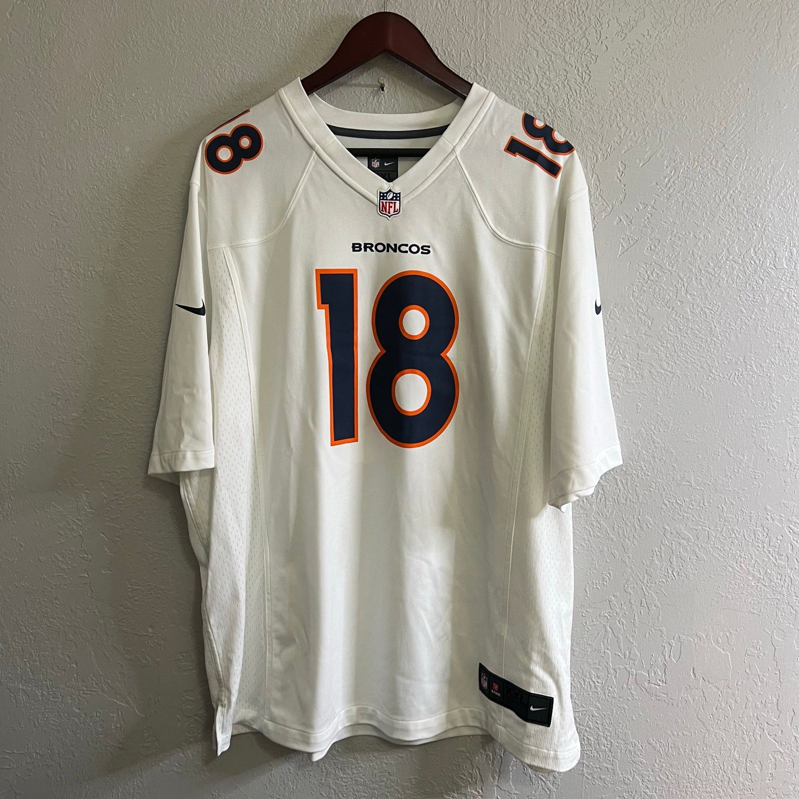 Nike Nike Denver Broncos Peyton Manning 18 NFL Field jersey XXL Size US XXL / EU 58 / 5 - 1 Thumbnail