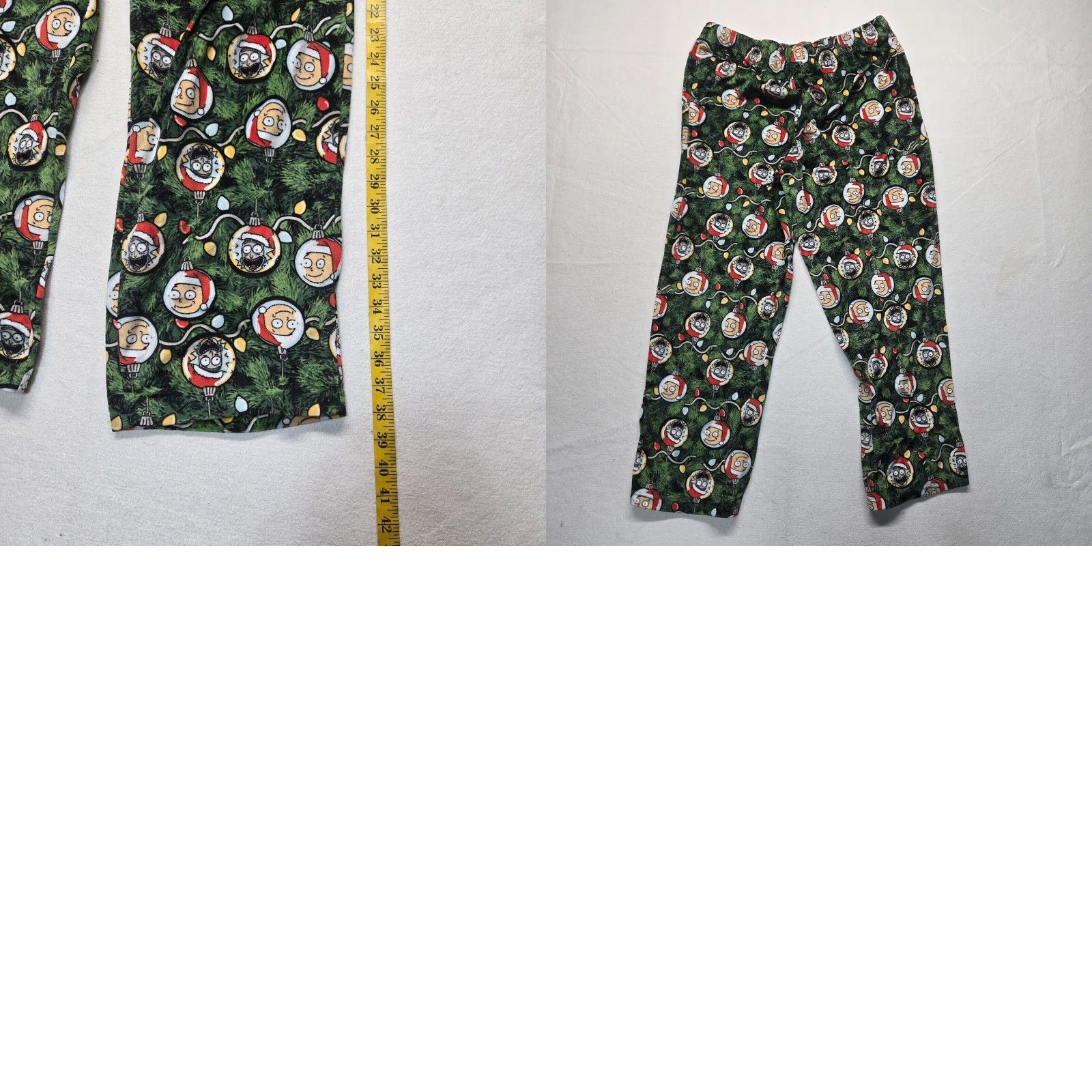 Vintage Rick & Morty Adult Unisex Sleep Pants Black Pockets Size Small Size US 29 - 8 Thumbnail