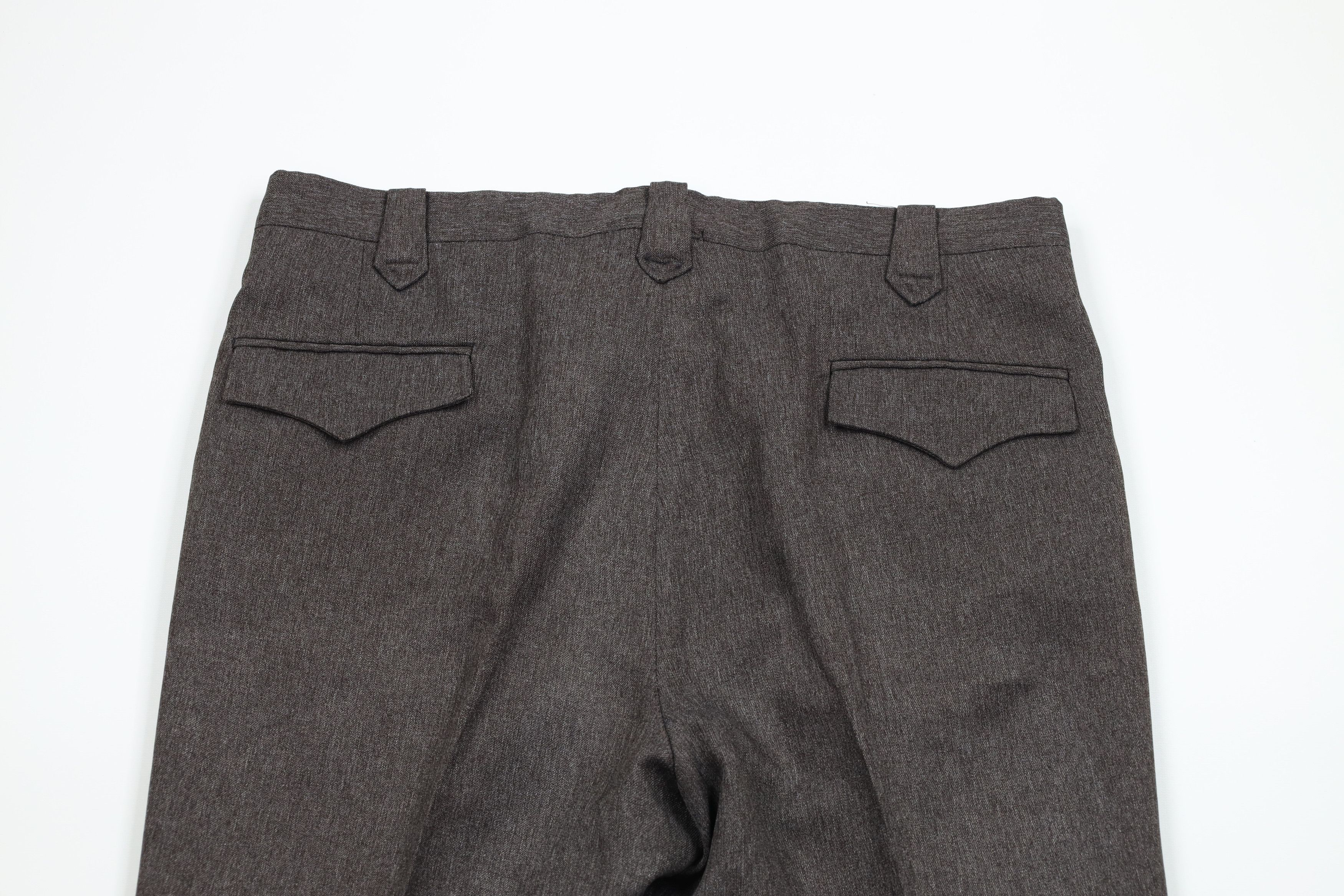 Vintage Vintage 70s Streetwear Rodeo Cowboy Knit Wide Leg Pants USA Size US 36 / EU 52 - 11 Thumbnail