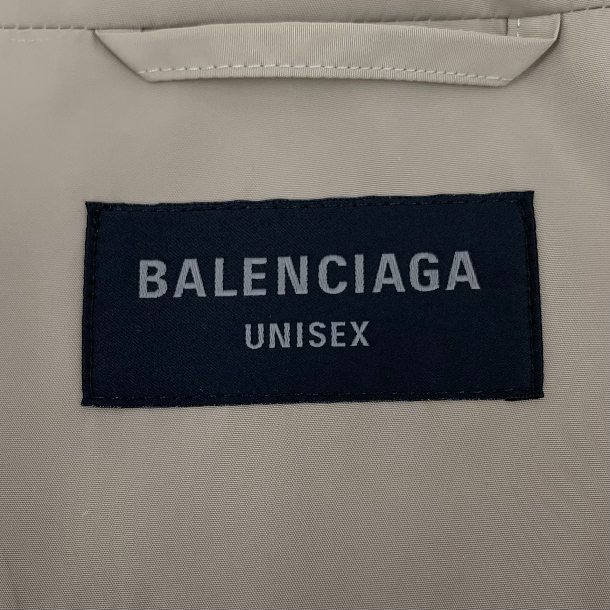 Balenciaga Balenciaga Khaki Logo Print Long-Sleeved Zipper Jacket XXS U Size XXS / US 00 / IT 34 - 2 Thumbnail