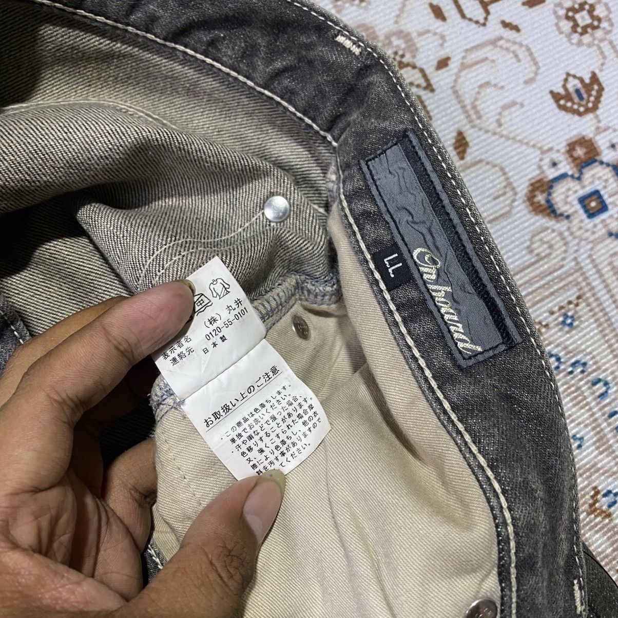 If Six Was Nine × Le Grande Bleu (L.G.B.) 2000s Y2K On Board Beautiful Fade Jeans Size US 30 / EU 46 - 8 Thumbnail
