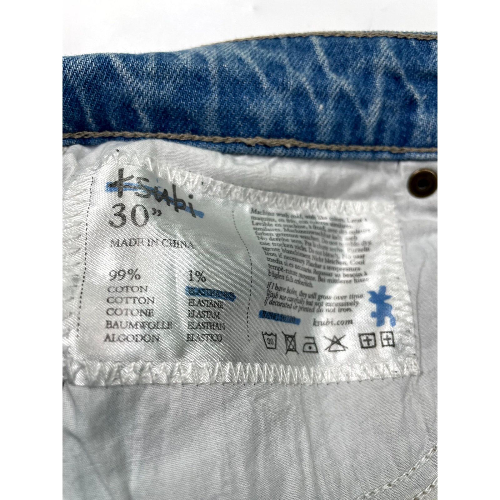 Ksubi Ksubi Light Wash Jeans Size US 30 / EU 46 - 3 Thumbnail