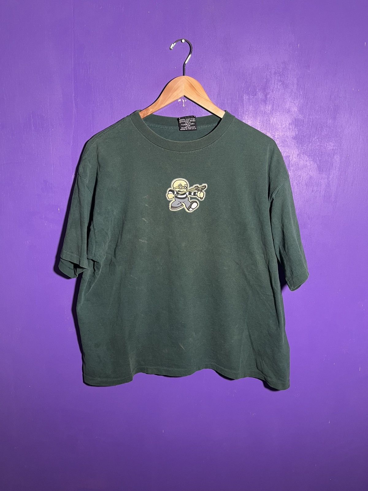 Vintage Vintage 90s YAGA slingshot kid t-shirt Size US L / EU 52-54 / 3 - 1 Thumbnail