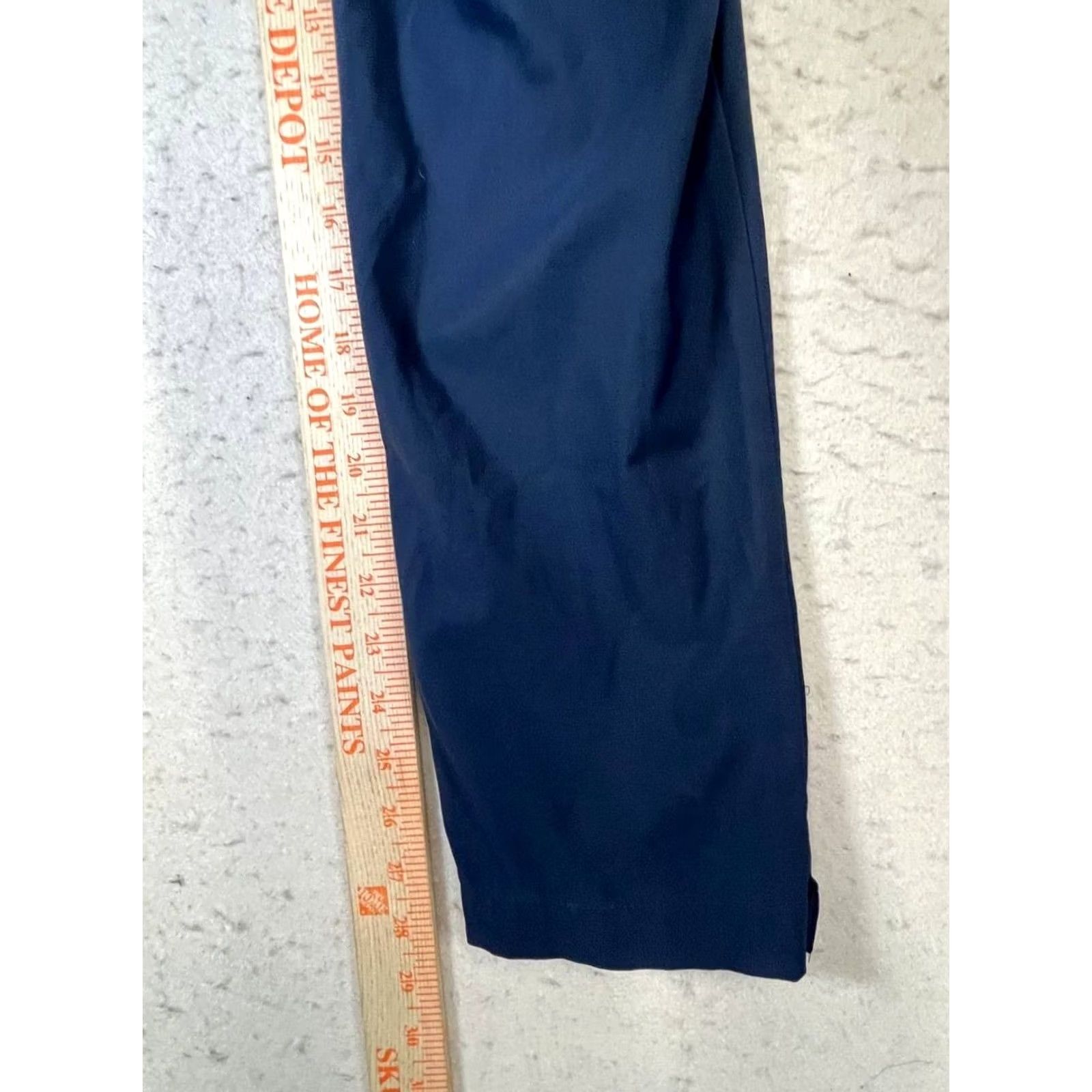 Vintage Tree Sixtysix Navy Blue Golf Pants Women Size 8 Tapered Ankle Twill Pockets Zipper Regular Inseam 28" Size 30" / US 8 / IT 44 - 4 Thumbnail