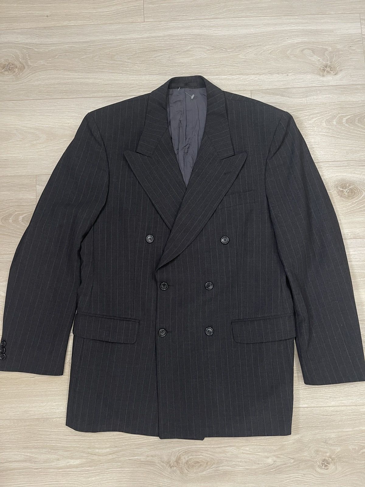Vintage 🔥Vintage double-breasted blazer turo classic jacket coat Size 40L - 8 Thumbnail