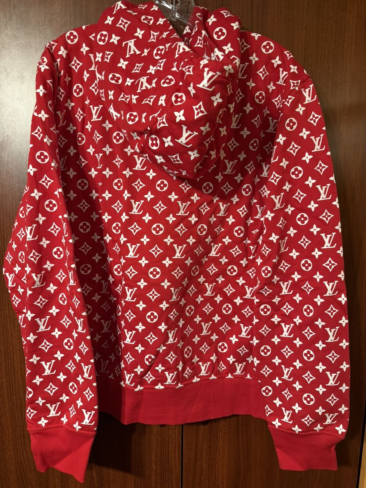 Louis Vuitton × Supreme Supreme x Louis Vuitton Box Logo Hooded Sweatshirt Size US XXL / EU 58 / 5 - 4 Thumbnail