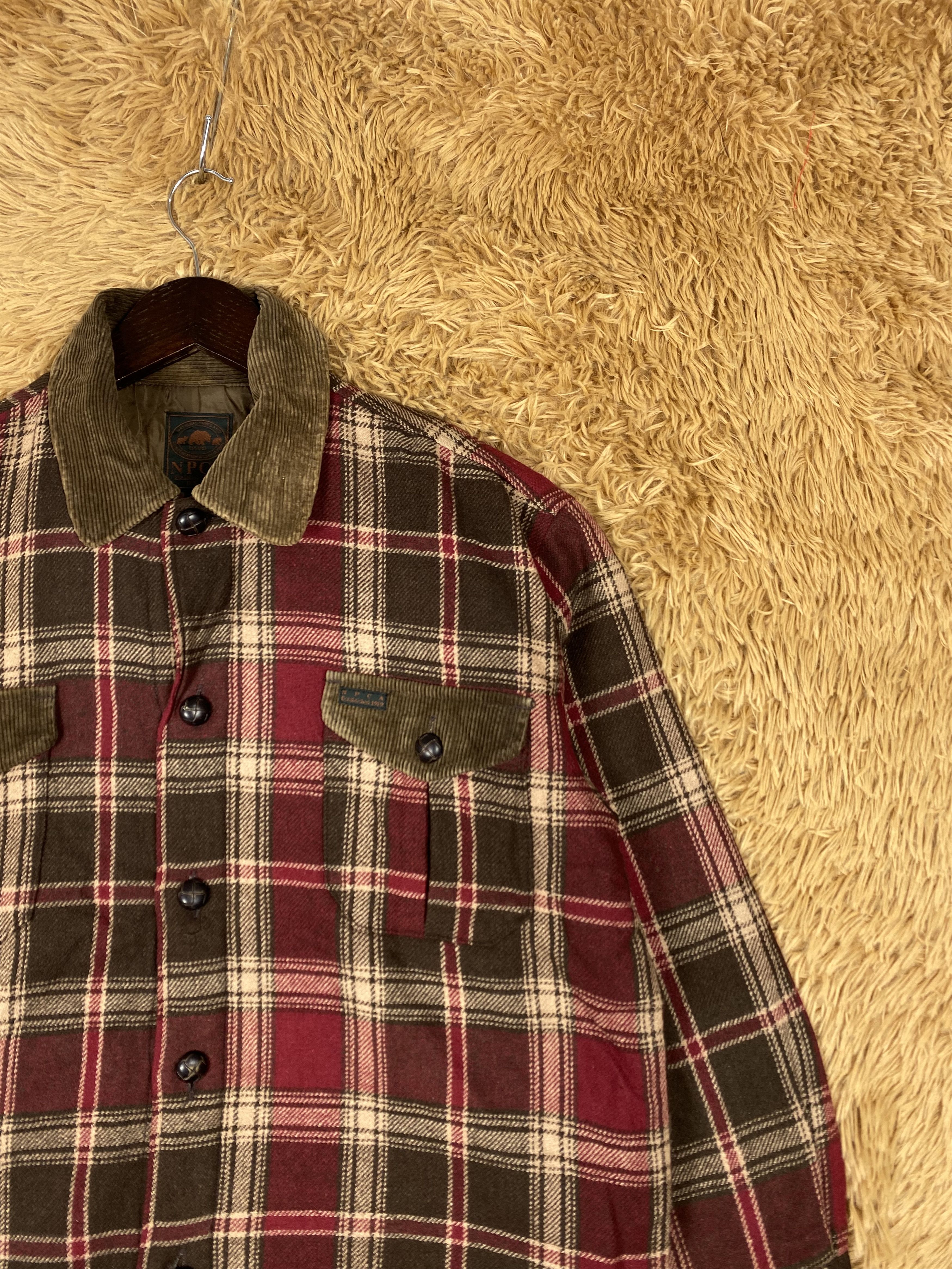 Japanese Brand Vintage NPCA Flannel Jacket DJ0775 Size US S / EU 44-46 / 1 - 3 Thumbnail
