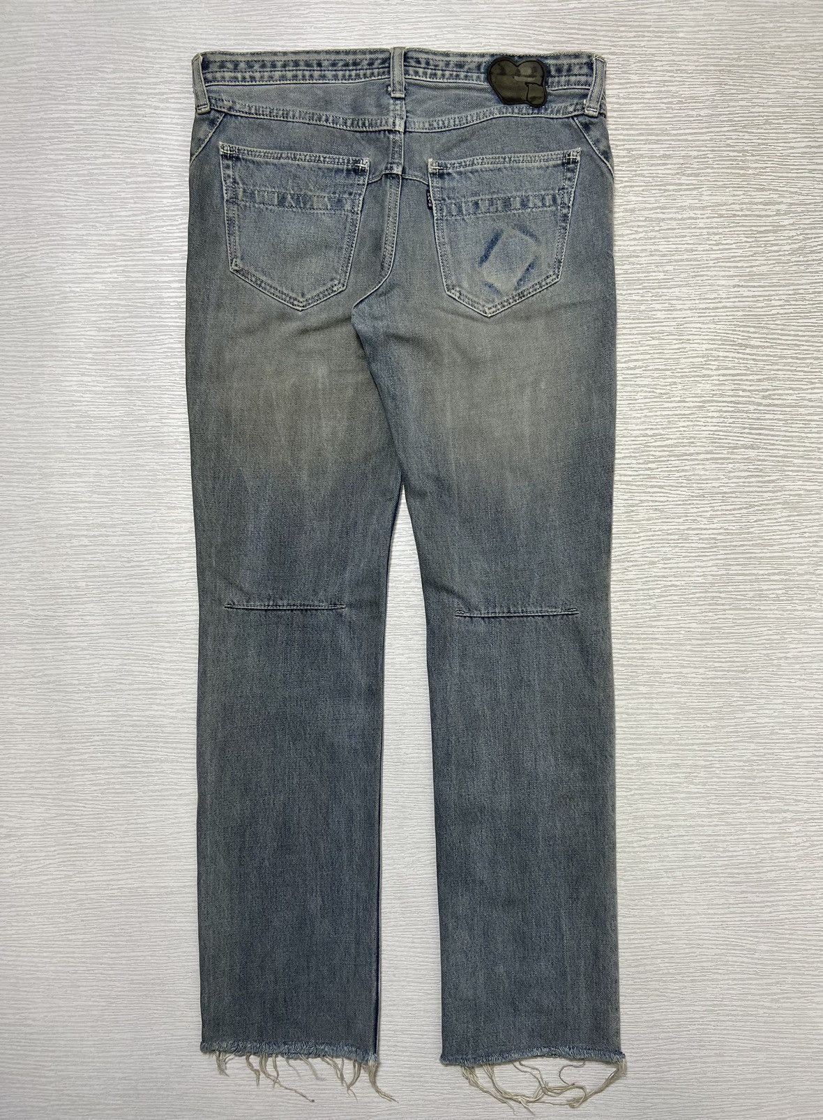 Number (N)ine Number (N)ine - S/S 07’ - Mudwash Distressed Pain Denim Size US 30 / EU 46 - 2 Thumbnail