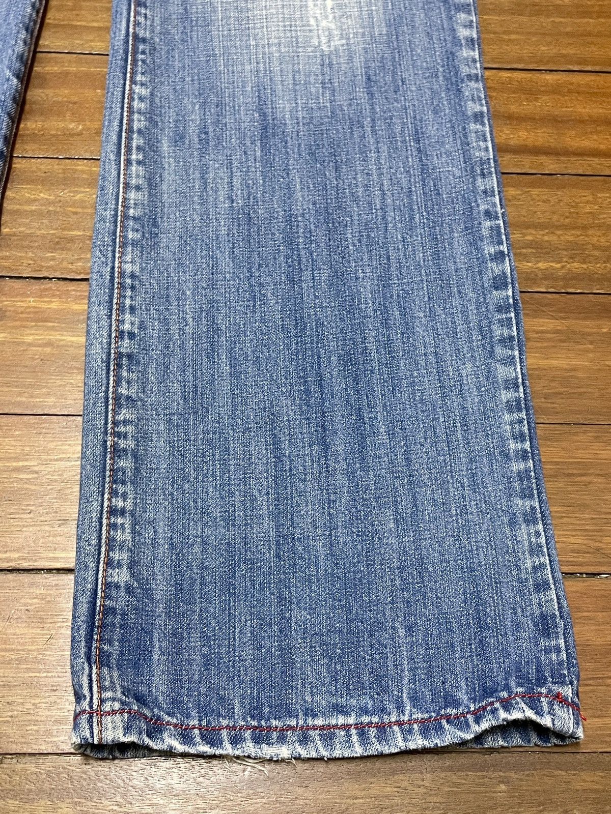Japanese Brand × Vintage Rare Design Vintage Brand Ross Carra Baggy Jeans 2000s Size US 34 / EU 50 - 5 Thumbnail