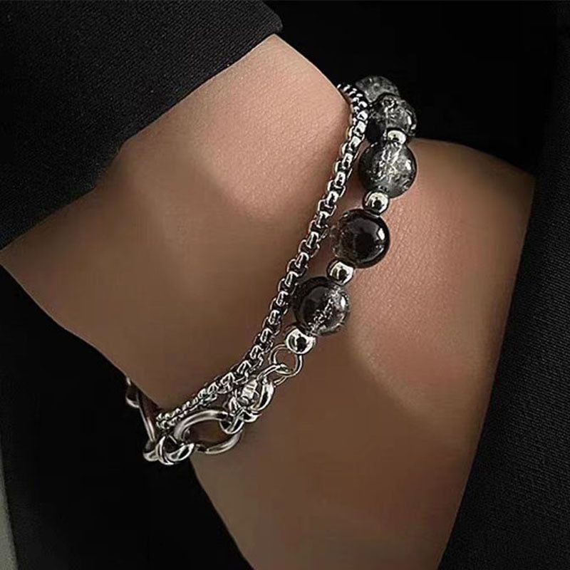 Jewelry Dark Bracelet Y2K Punk Chain Gotch Bracelets Chains Size ONE SIZE - 1 Thumbnail