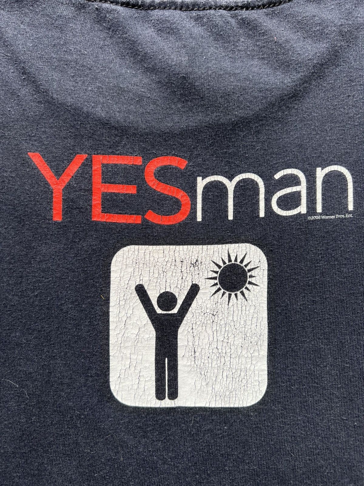 Vintage VTG RARE 2008 Yes Man Movie Promo Tee Shirt Jim Carrey Size US L / EU 52-54 / 3 - 5 Thumbnail