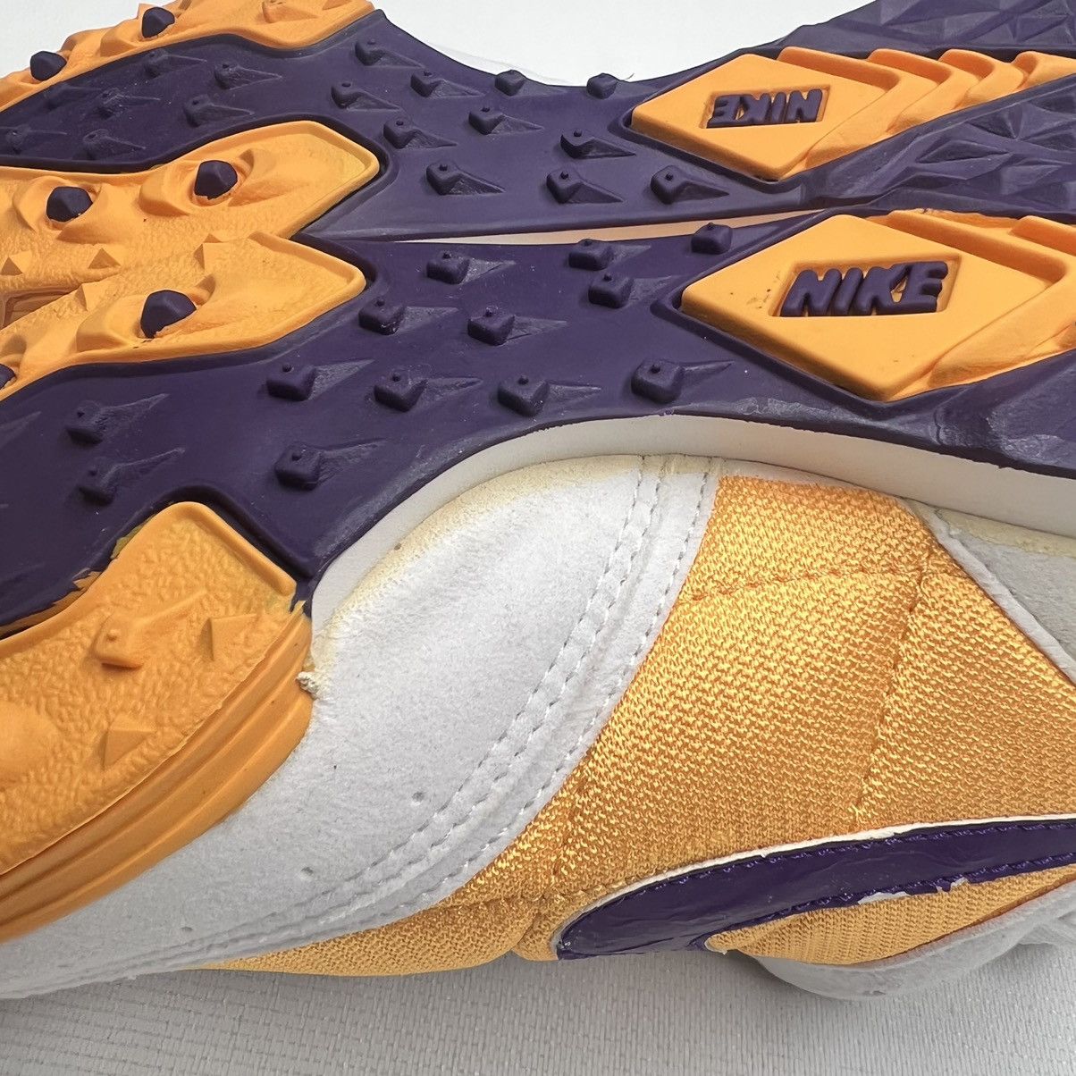 Nike × Vintage VTG New Nike Zoom Waffle White Purple Track Sneaker 941202 Size US 9 / EU 42 - 19 Thumbnail