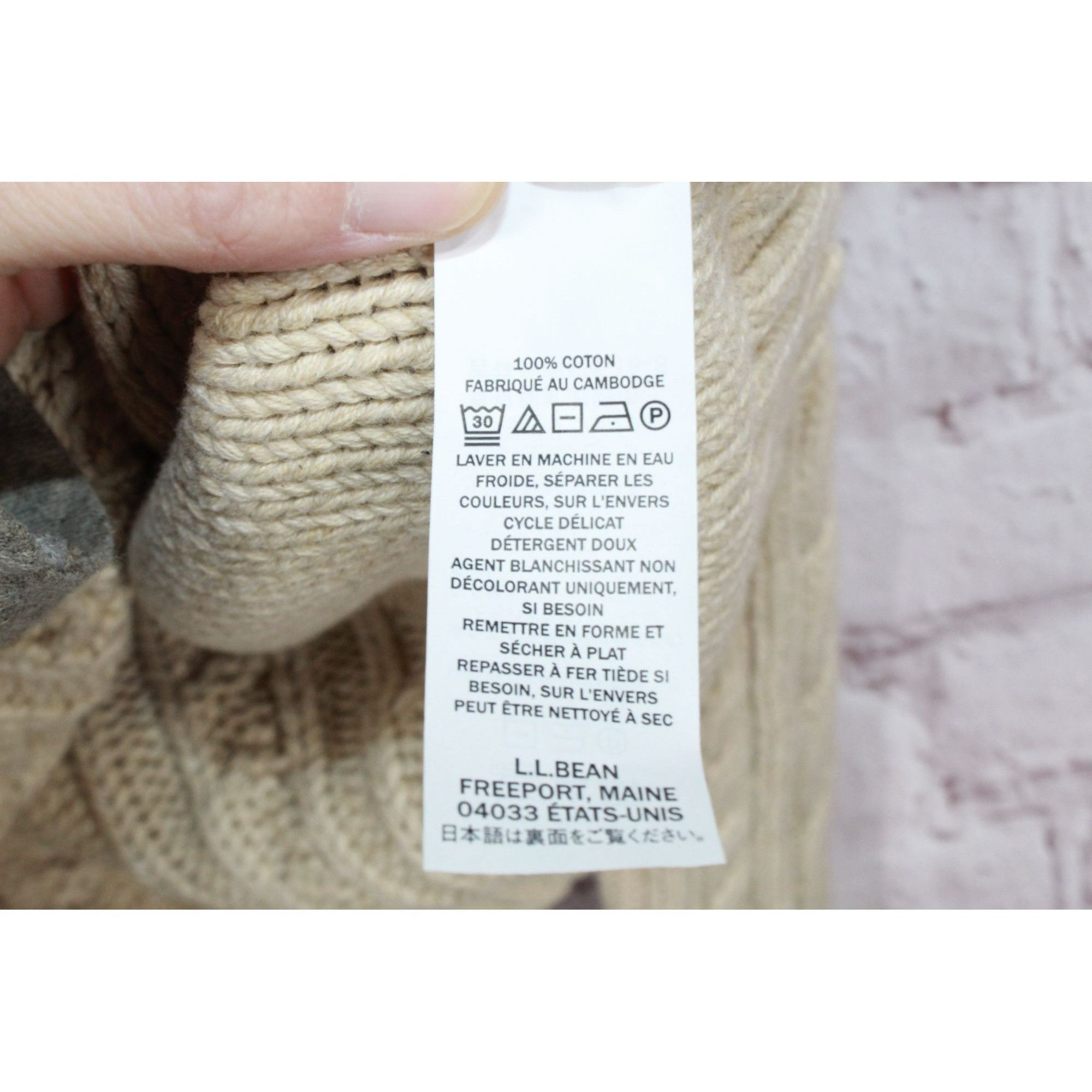 L.L. Bean LL Bean Women's Cable Sweater Crewneck Size M / US 6-8 / IT 42-44 - 10 Thumbnail
