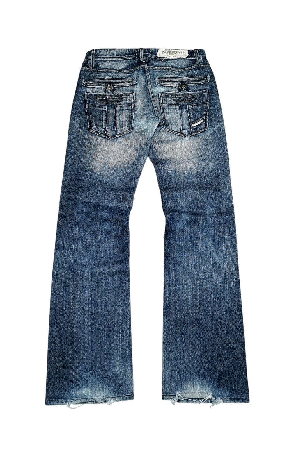 Taverniti Taverniti So Jeans Flared Distressed Bootcut Denim Y2K Style Size US 30 / EU 46 - 3 Thumbnail