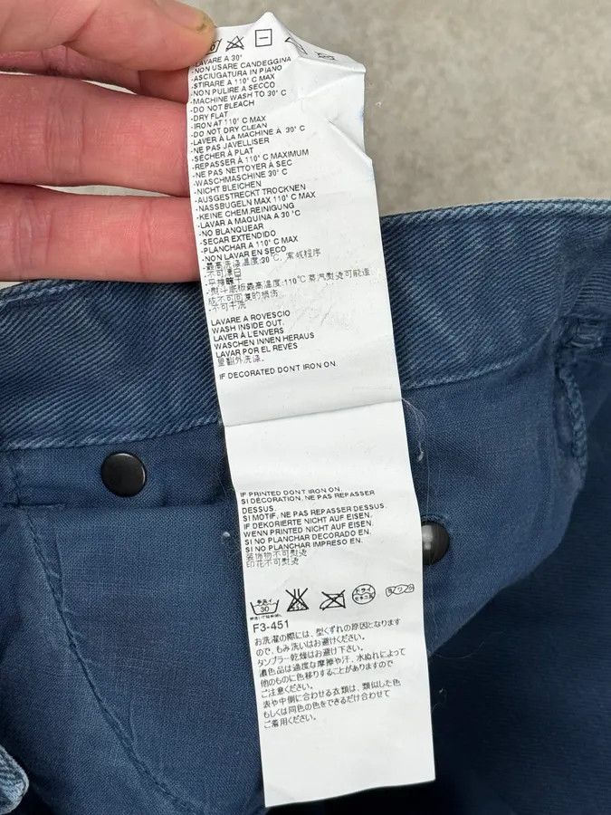 Maison Margiela AW2016 Maison Margiela Navy Cotton Pants Size US 32 / EU 48 - 13 Thumbnail