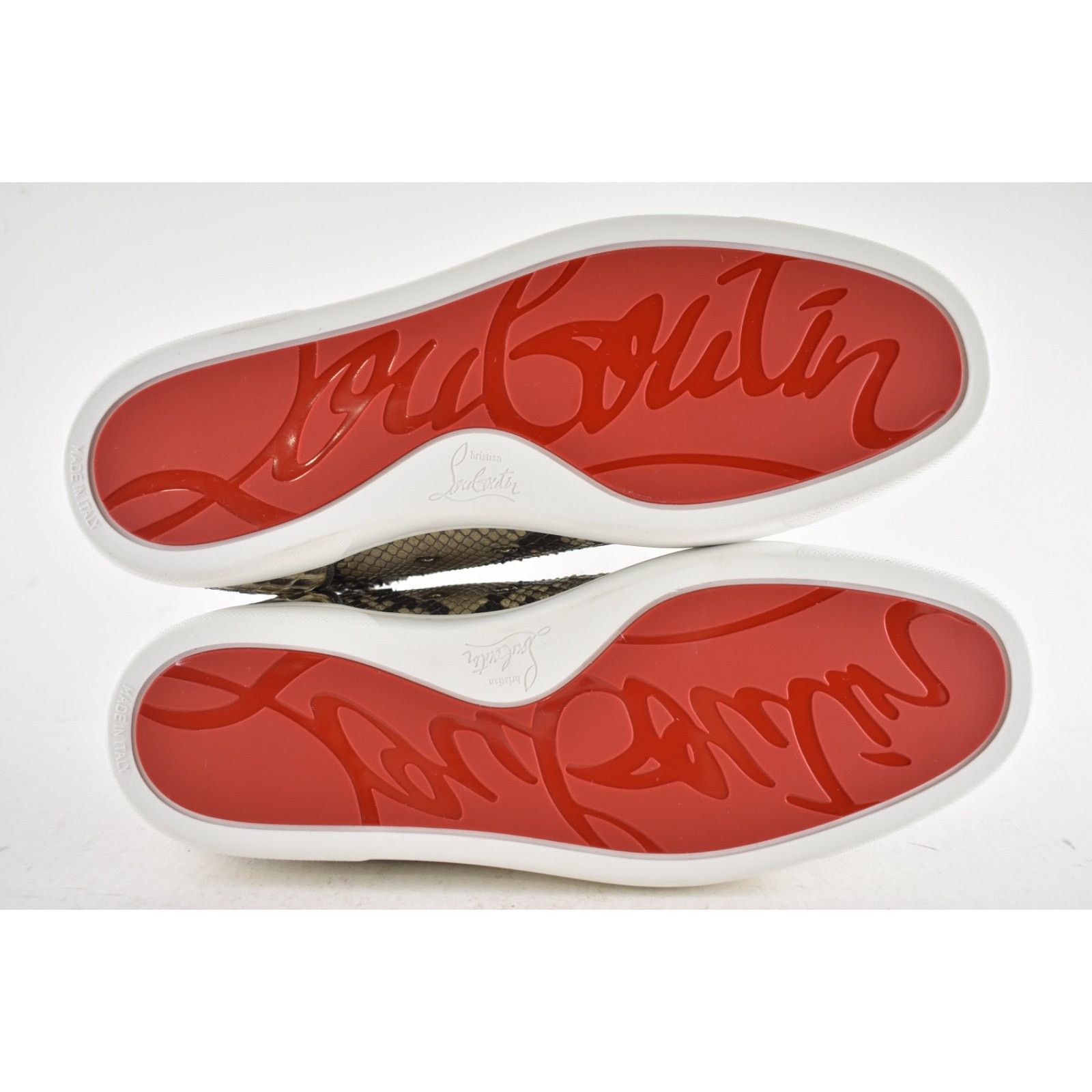 Christian Louboutin Christian Louboutin Louis Orlato Flat Python Ghost Roccia Size US 11 / EU 44 - 13 Thumbnail