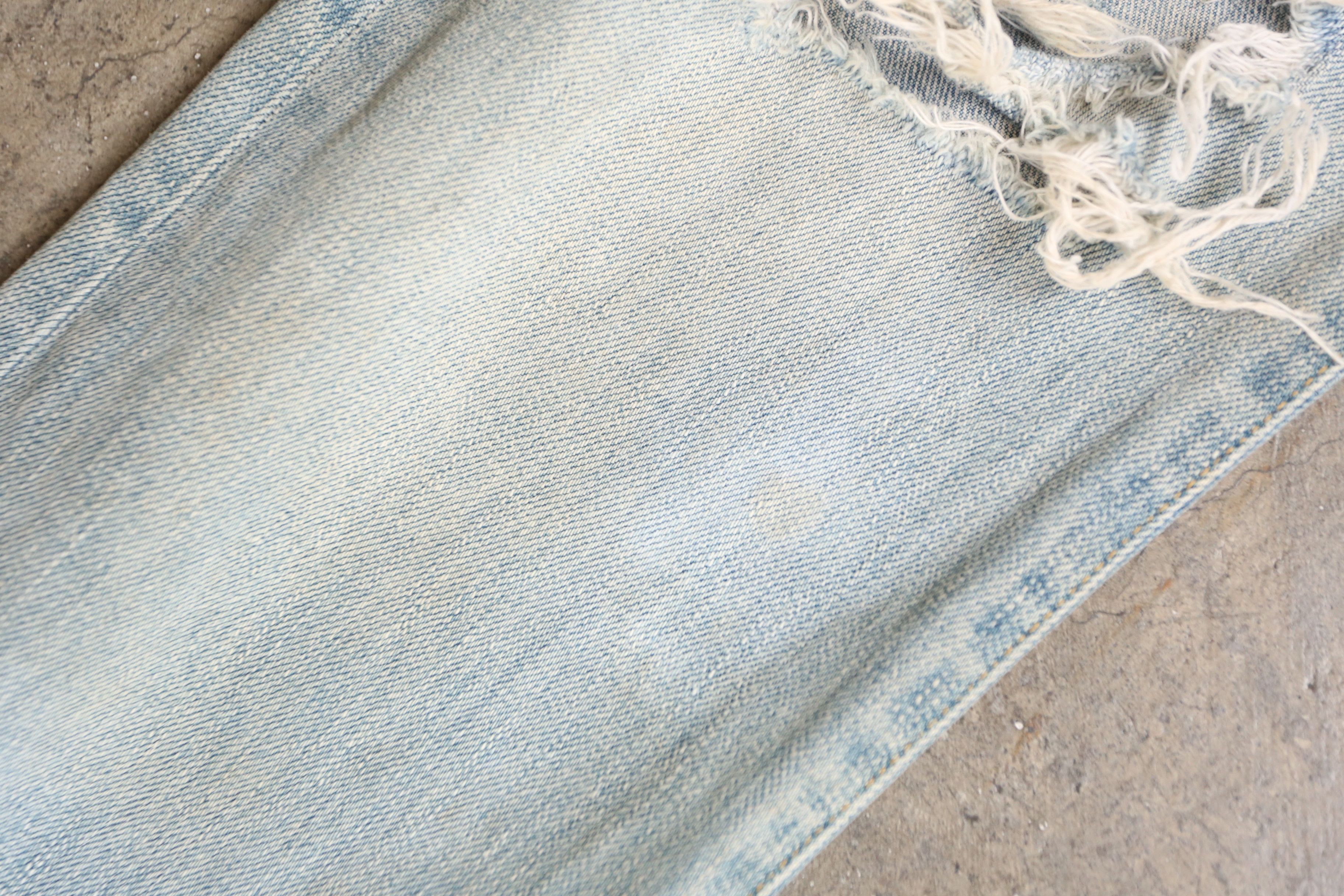 Saint Laurent Paris SLP - Hedi Slimane - F/W 14 - D01 Crash Denim Jean Size US 30 / EU 46 - 4 Thumbnail