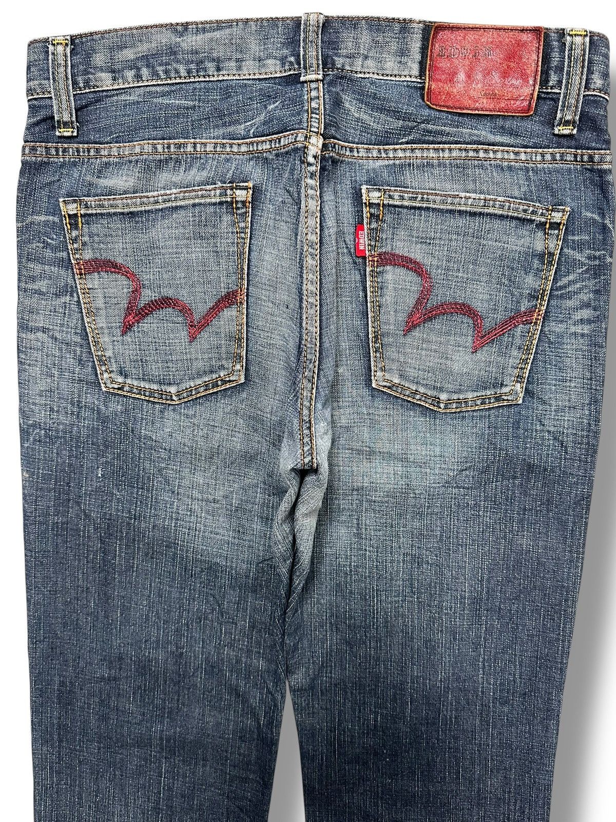 Edwin Edwin EDGE of BLUE JEANS Japan Straight Leg with Faded Wash Size US 35 - 4 Thumbnail
