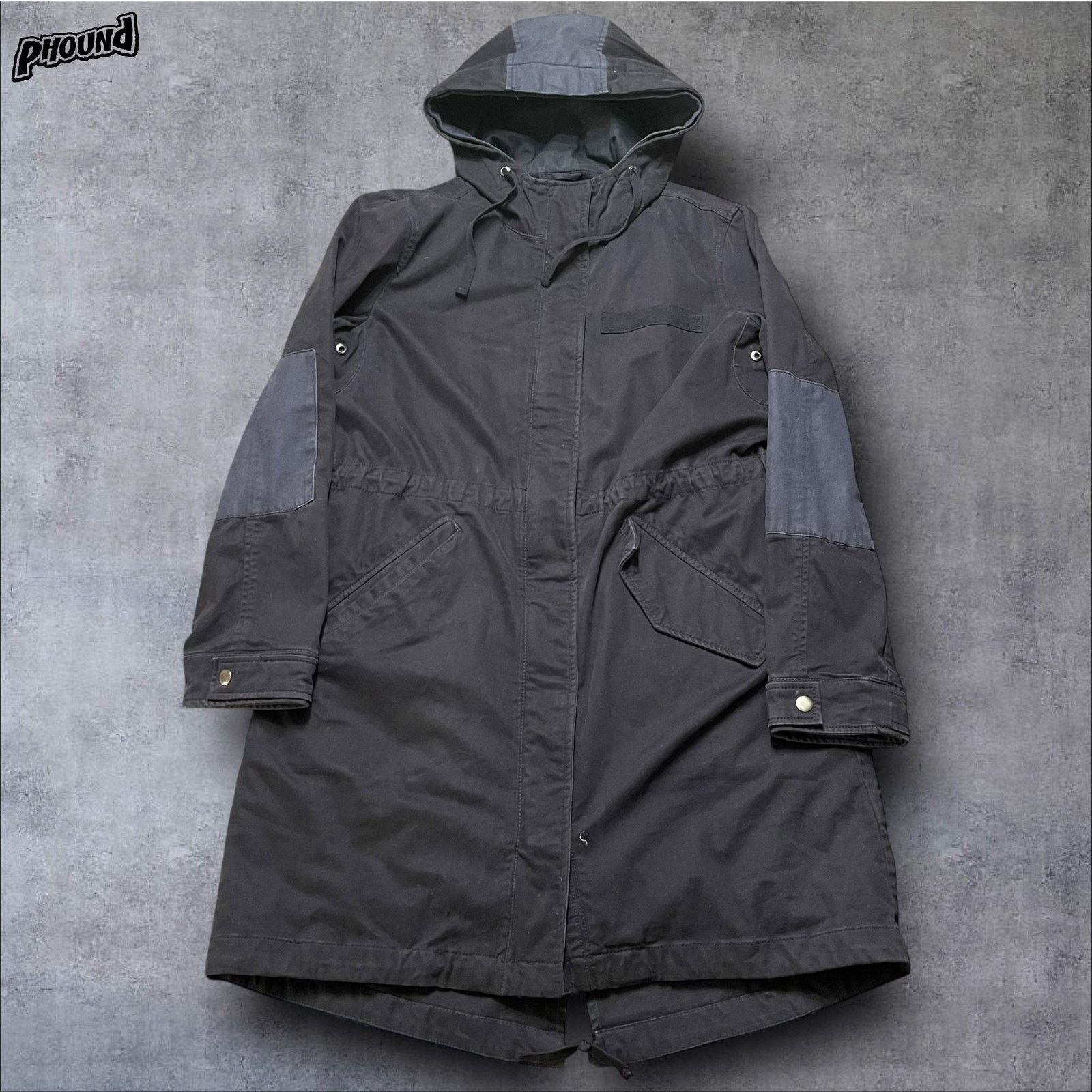 Gap GAP Parka Coat Womens S Hooded Quilted Lined Fishtail Jacket Size S / US 4 / IT 40 - 1 Thumbnail