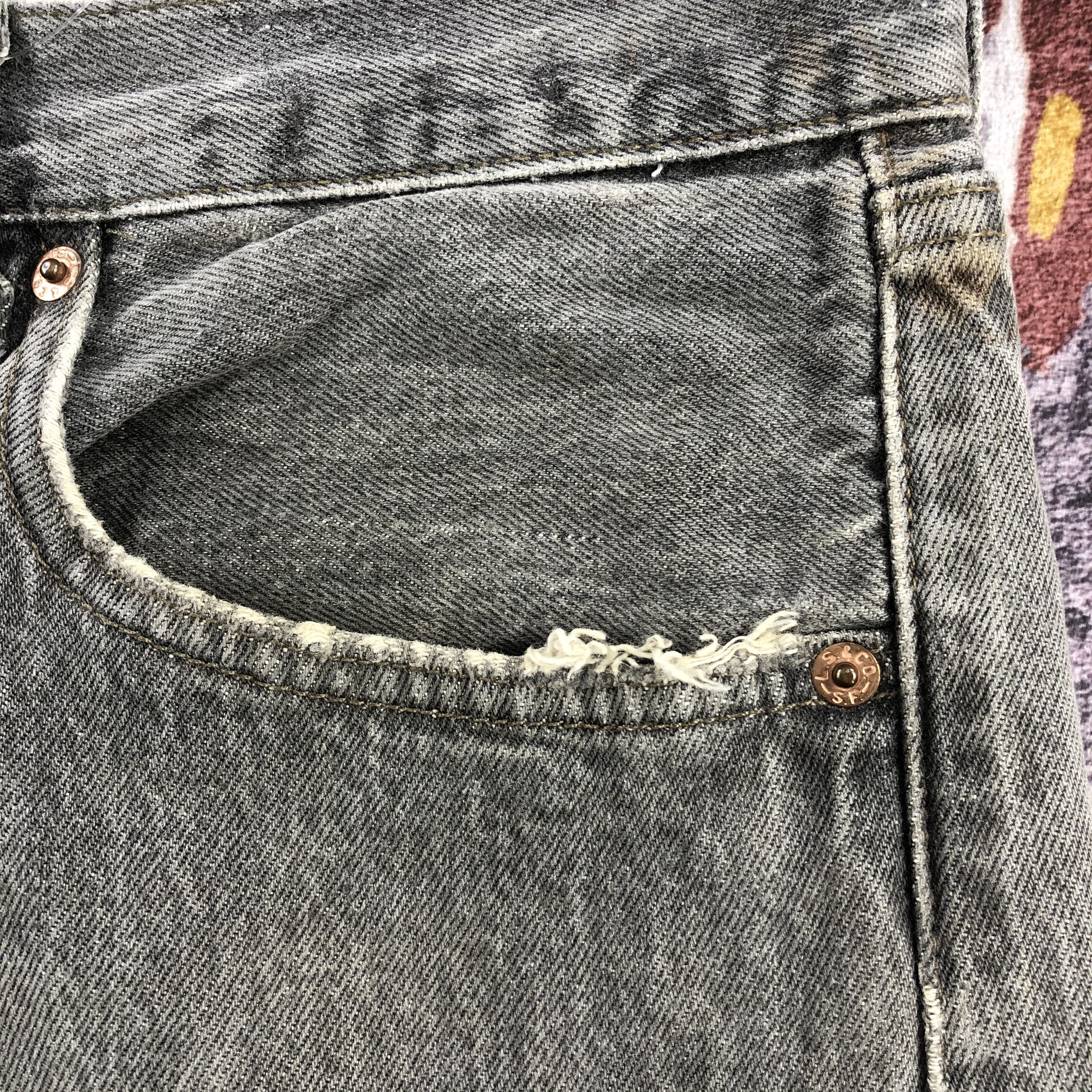 Levi's Vintage 90s Ash Gray Levis 501 Jeans-JM2338 Size US 40 / EU 56 - 14 Thumbnail