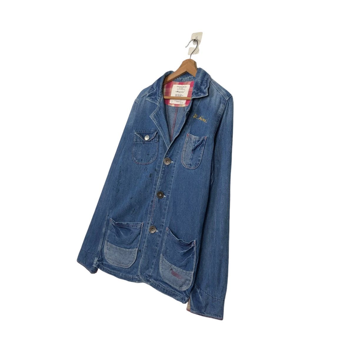 Japanese Brand 🔥M2SQUARED WORKER DENIM JACKET BLANKET ISSEY MIYAKE Size US M / EU 48-50 / 2 - 4 Thumbnail