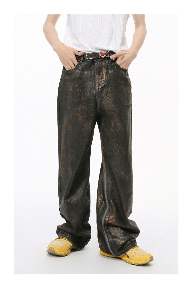 Jean Tiger Baggy Waxed Denim Jeans Size US 30 / EU 46 - 5 Thumbnail
