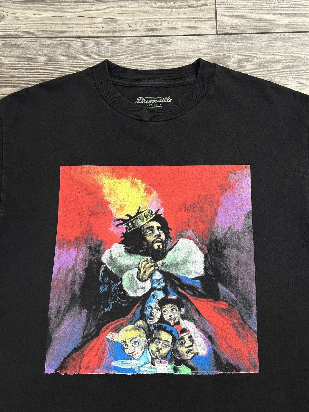 J. Cole × Rap Tees J Cole Dreamville KOD Tour T Shirt Size US M / EU 48-50 / 2 - 3 Thumbnail