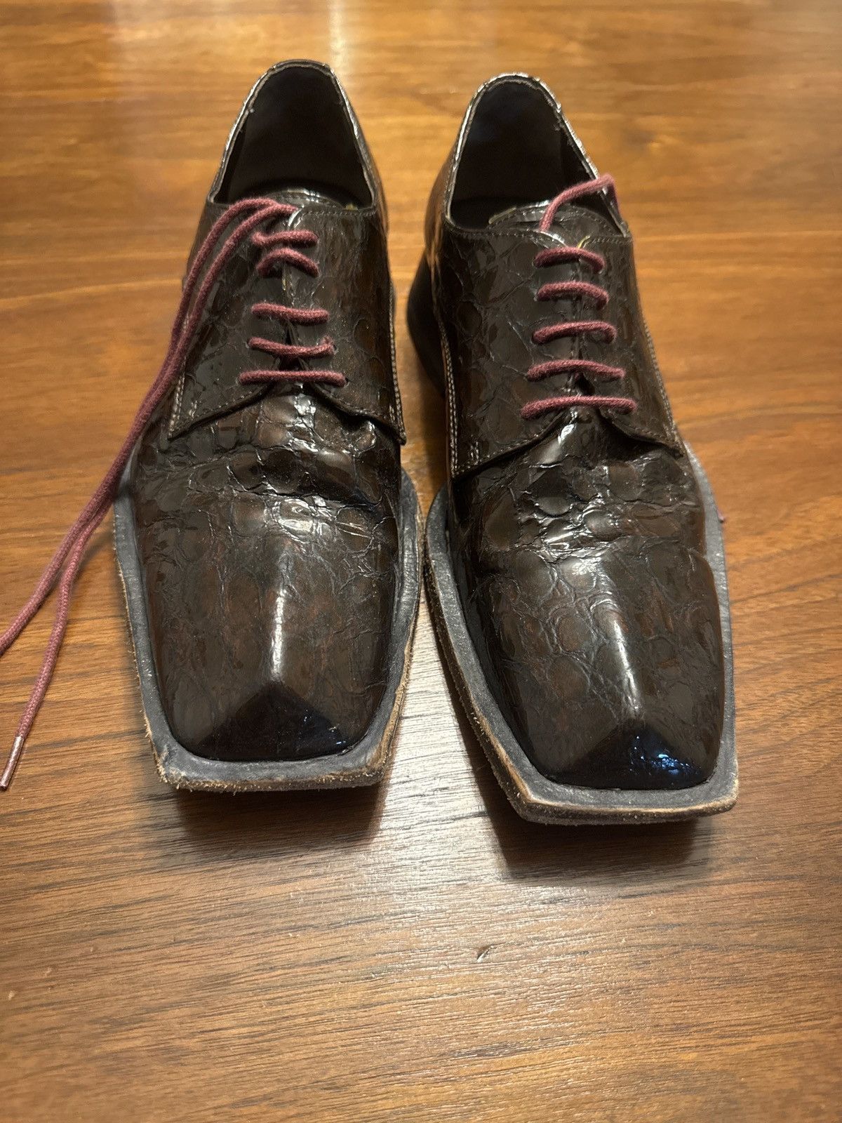 Martine Rose Martine Rose Croc Derby Shoes Size US 9 / IT 39 - 4 Thumbnail