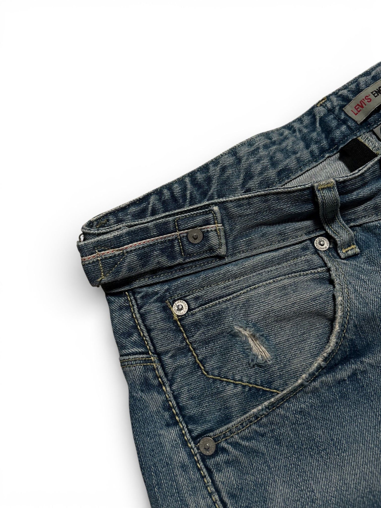 Levi's Vintage Levi's Engineered Jeans distressed swag archive Size US 30 / EU 46 - 9 Thumbnail