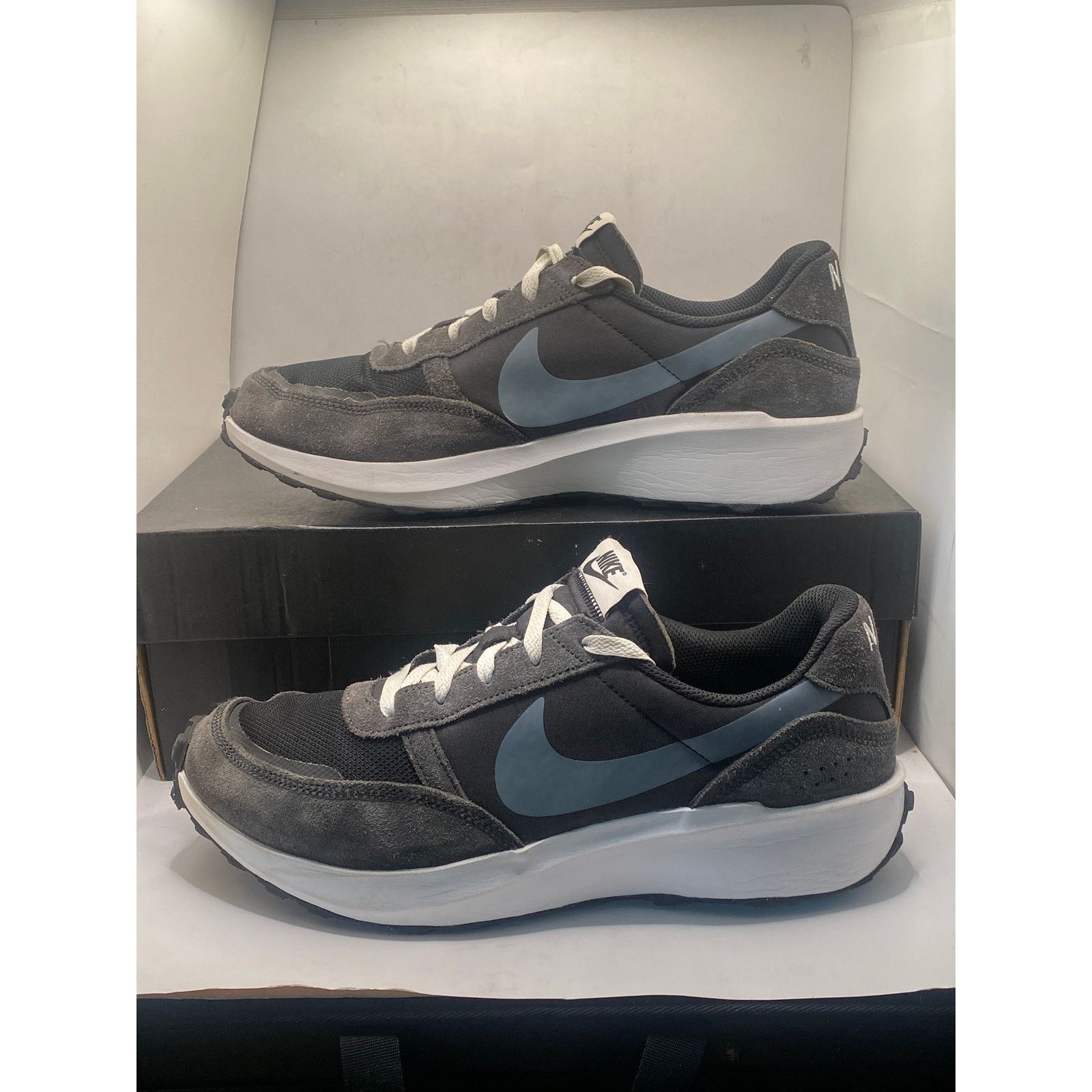 Nike Nike Waffle Debut Black/Off Noir/White FJ4195-001 US 11 men Size US 11 / EU 44 - 3 Thumbnail