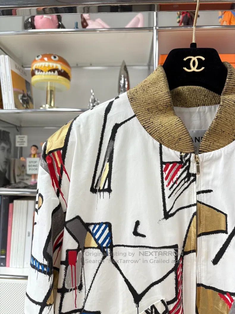 Chanel Chanel Egyptian series graffiti thin jacket Size XS / US 0-2 / IT 36-38 - 2 Thumbnail