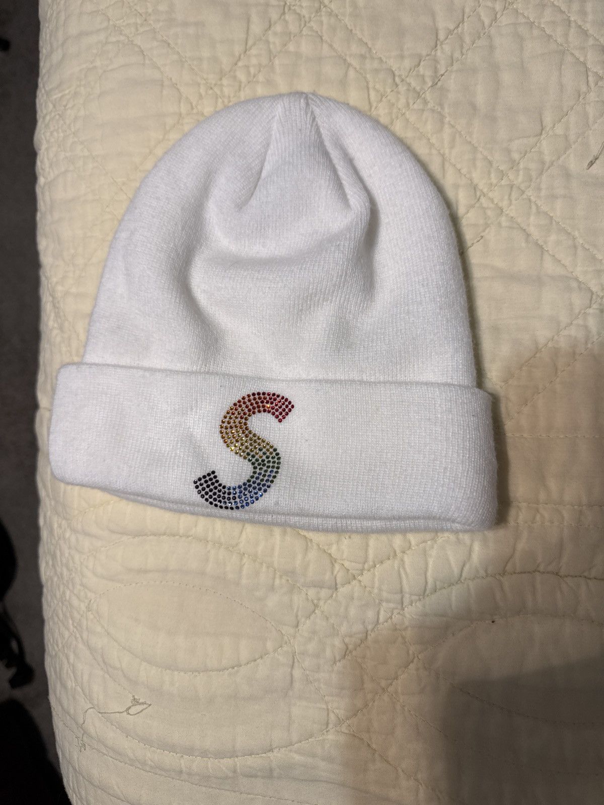 Supreme × Swarovski Supreme X Swarovski rainbow studded gem beanie Size ONE SIZE - 1 Thumbnail