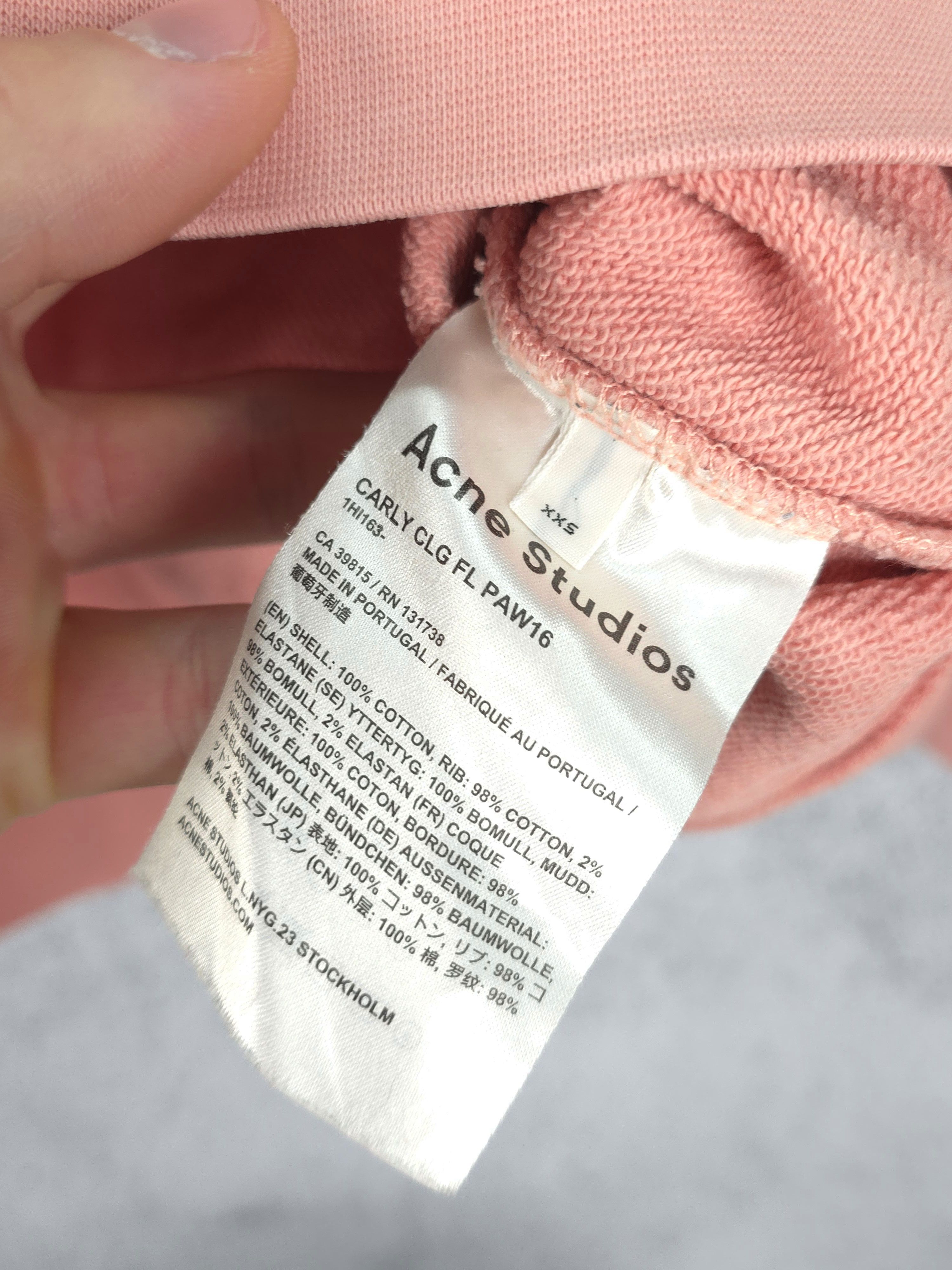 Acne Studios Acne Studios Coral oversize Sweatshirt XXS Size US XXS / EU 40 - 4 Thumbnail