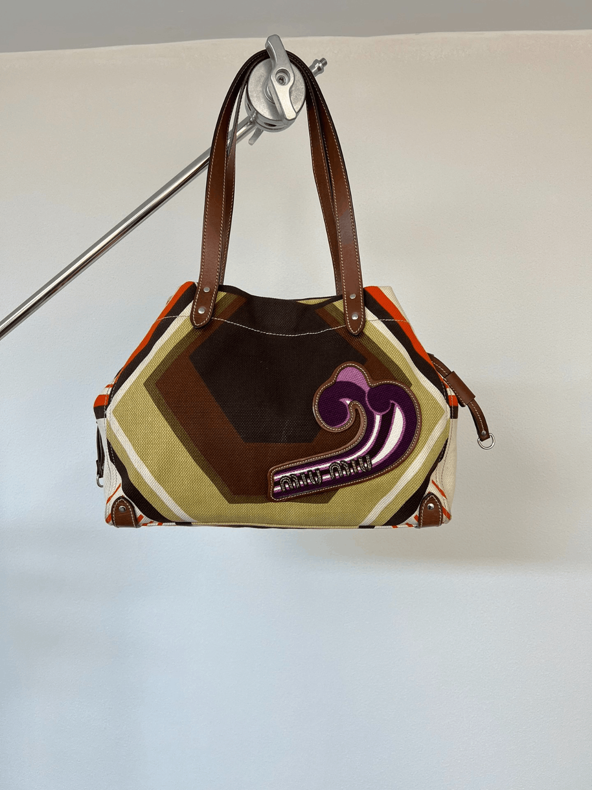 Miu Miu Leather Studded Bag | Grailed
