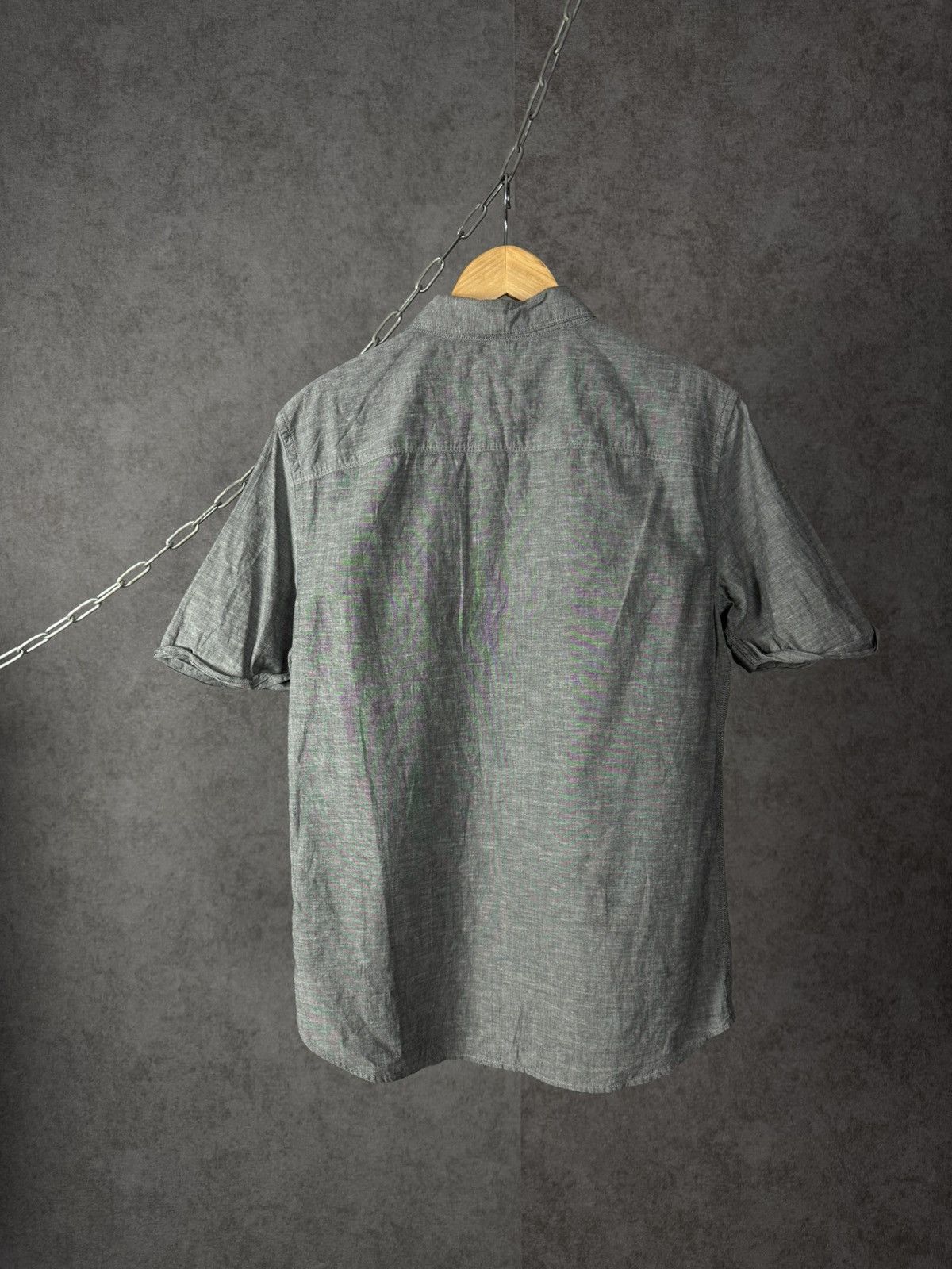 Allsaints Allsaints designer logo linen cotton shirt Size US S / EU 44-46 / 1 - 6 Thumbnail